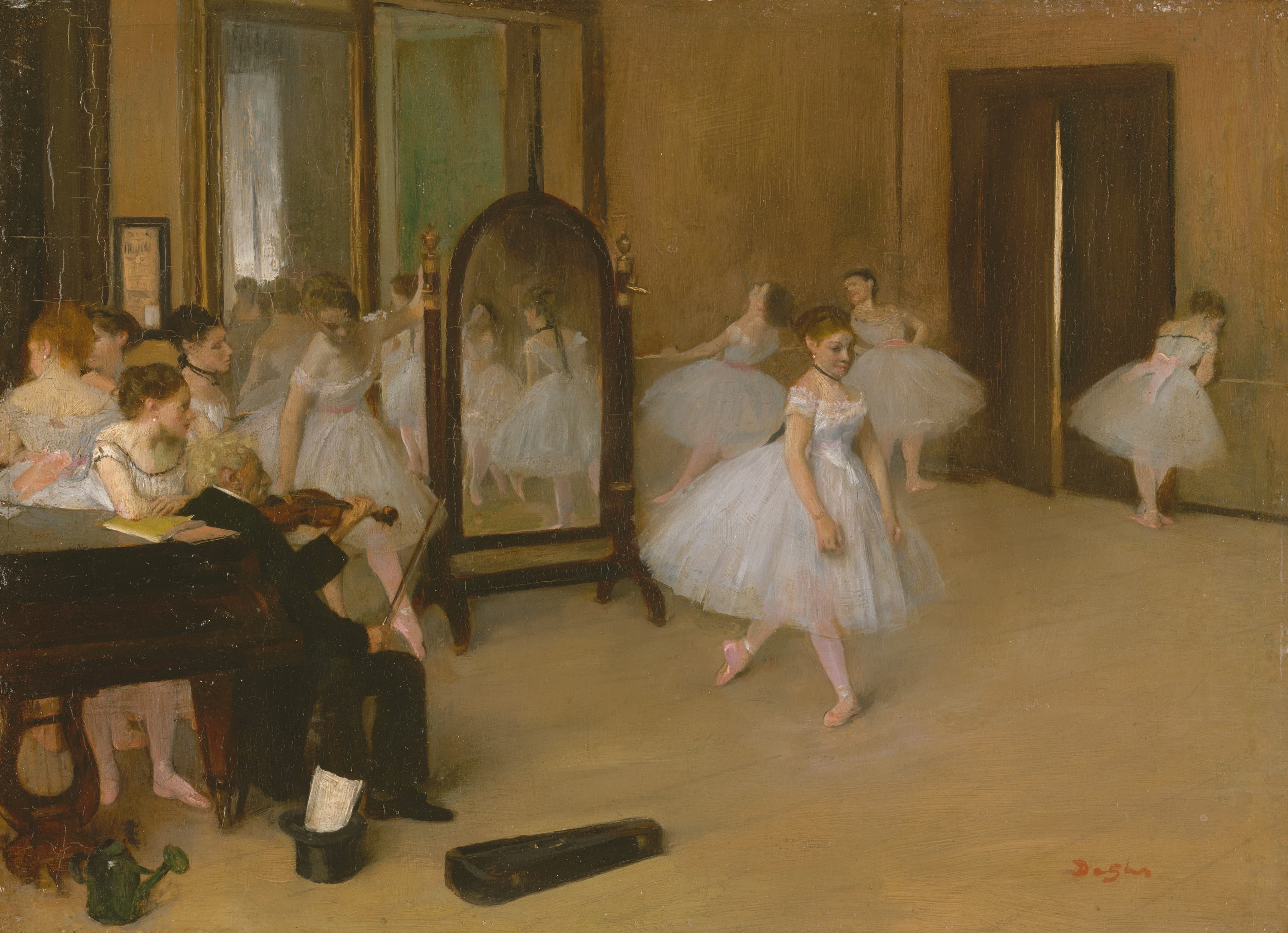 《舞蹈班》（The Dancing Class）｜埃德加·德加 Edgar Degas｜约 1870