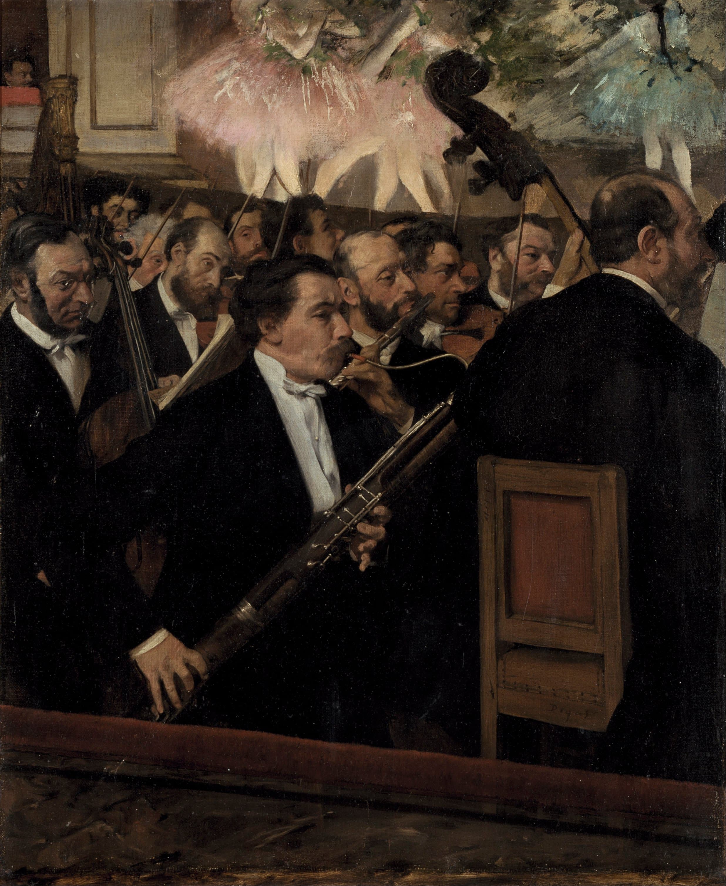 《歌剧院管弦乐团》（The Orchestra At The Opera）｜埃德加·德加 Edgar Degas｜约 1870