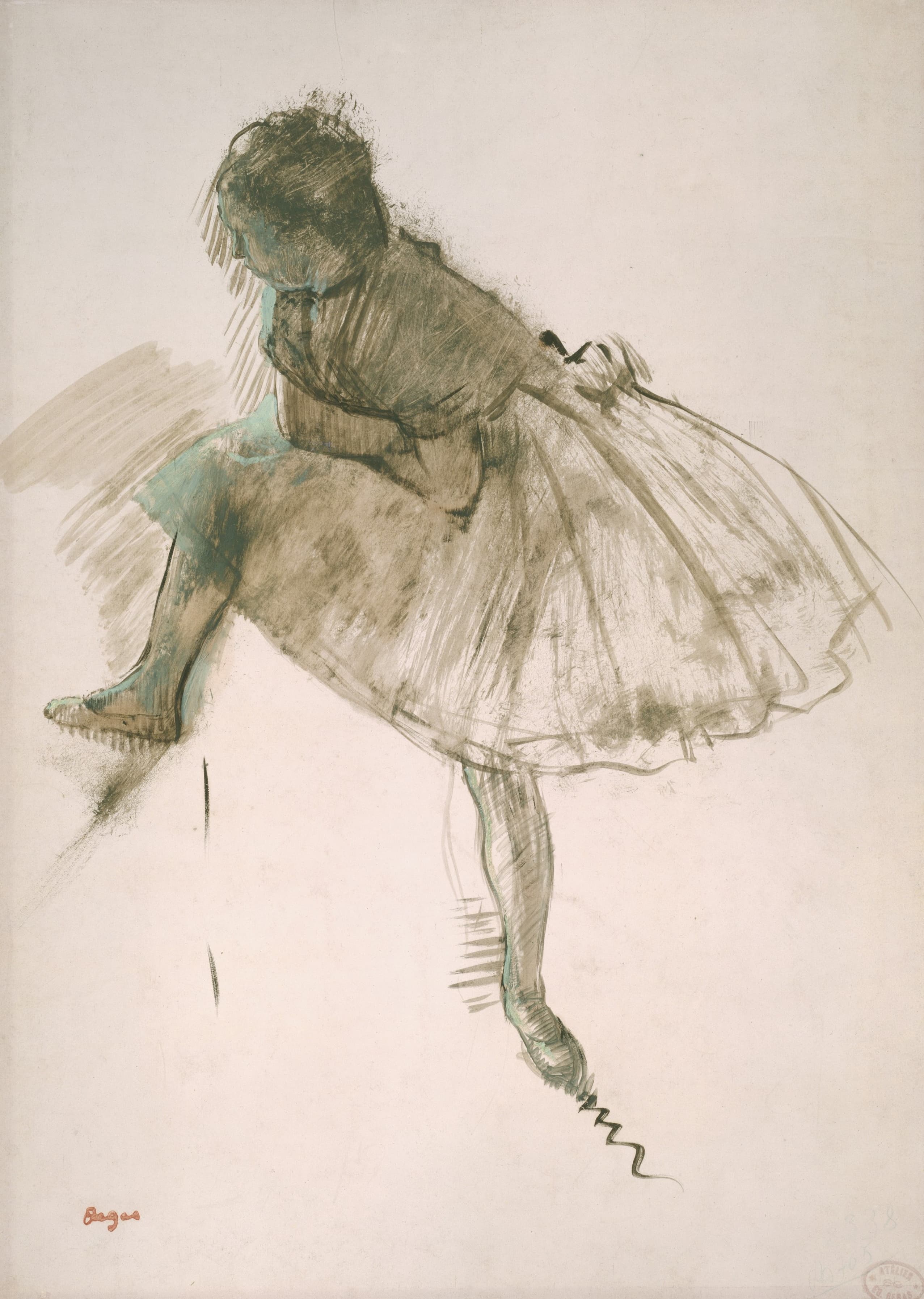 《芭蕾舞演员研究》（Study of a Ballet Dancer）｜埃德加·德加 Edgar Degas｜约. 1873