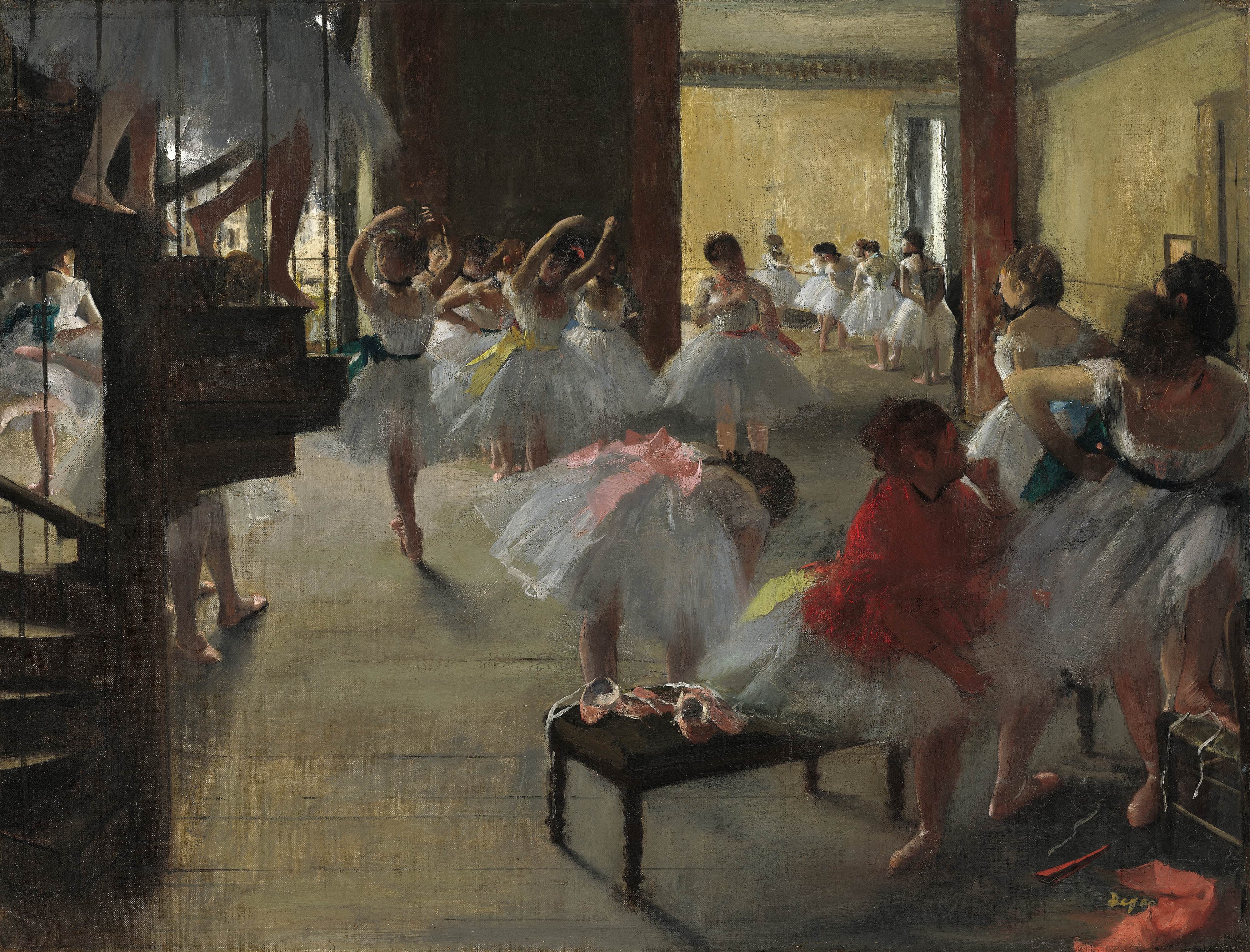 《舞蹈课》（The Dance Class）｜埃德加·德加 Edgar Degas｜1874