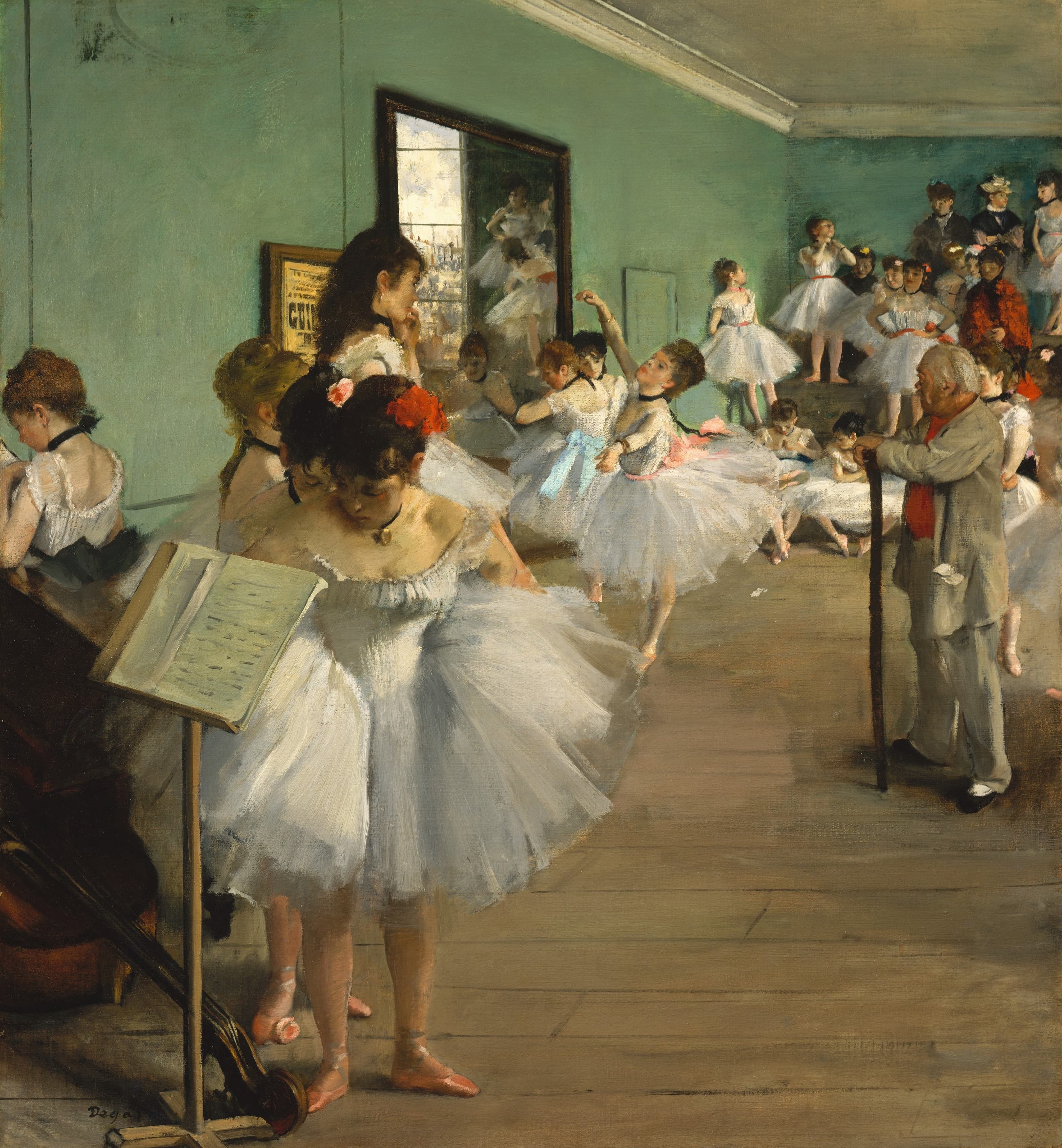 《舞蹈课》（The Dance Class）｜埃德加·德加 Edgar Degas｜1874