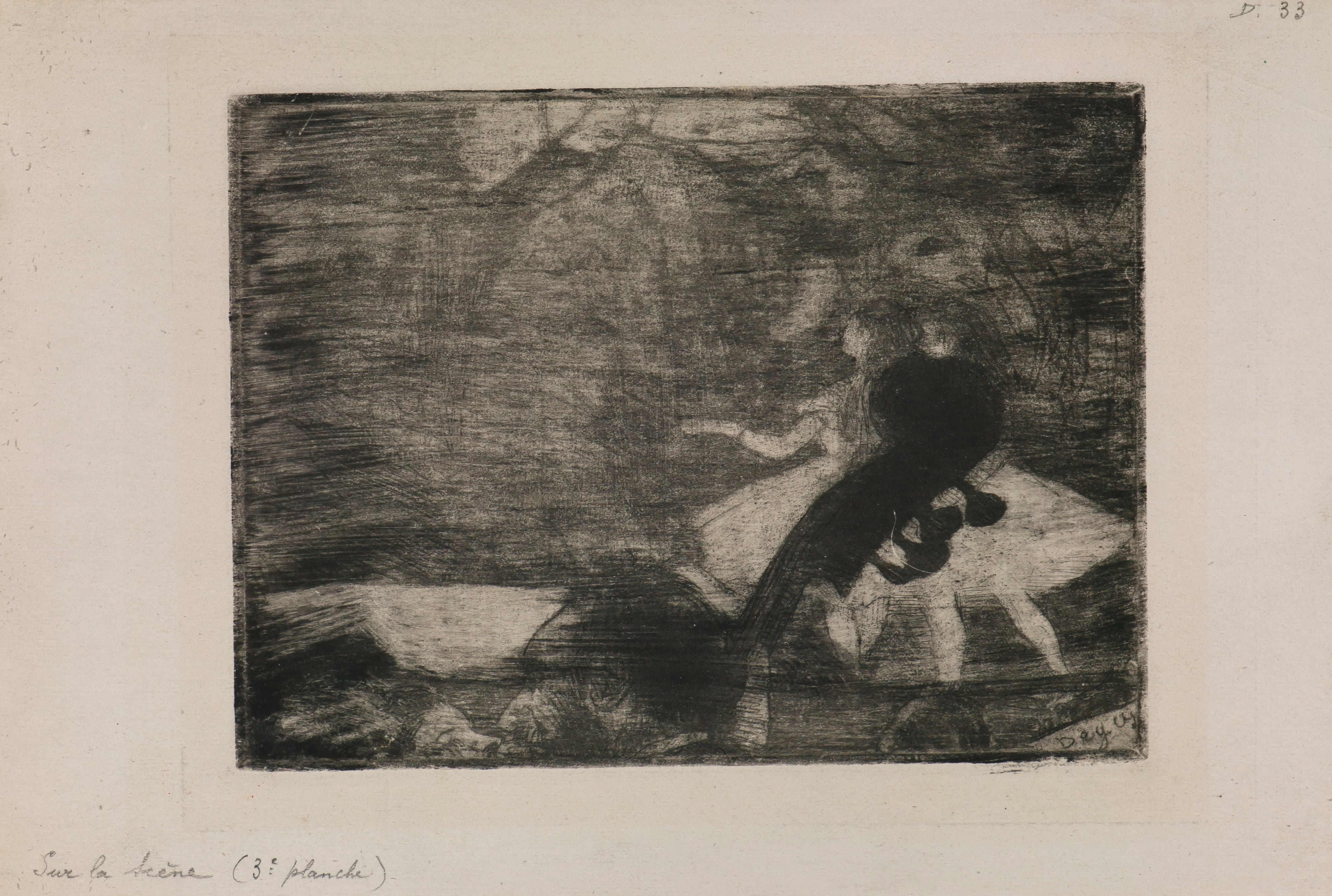 《在第一阶段》（On Stage I）｜埃德加·德加 Edgar Degas｜1876