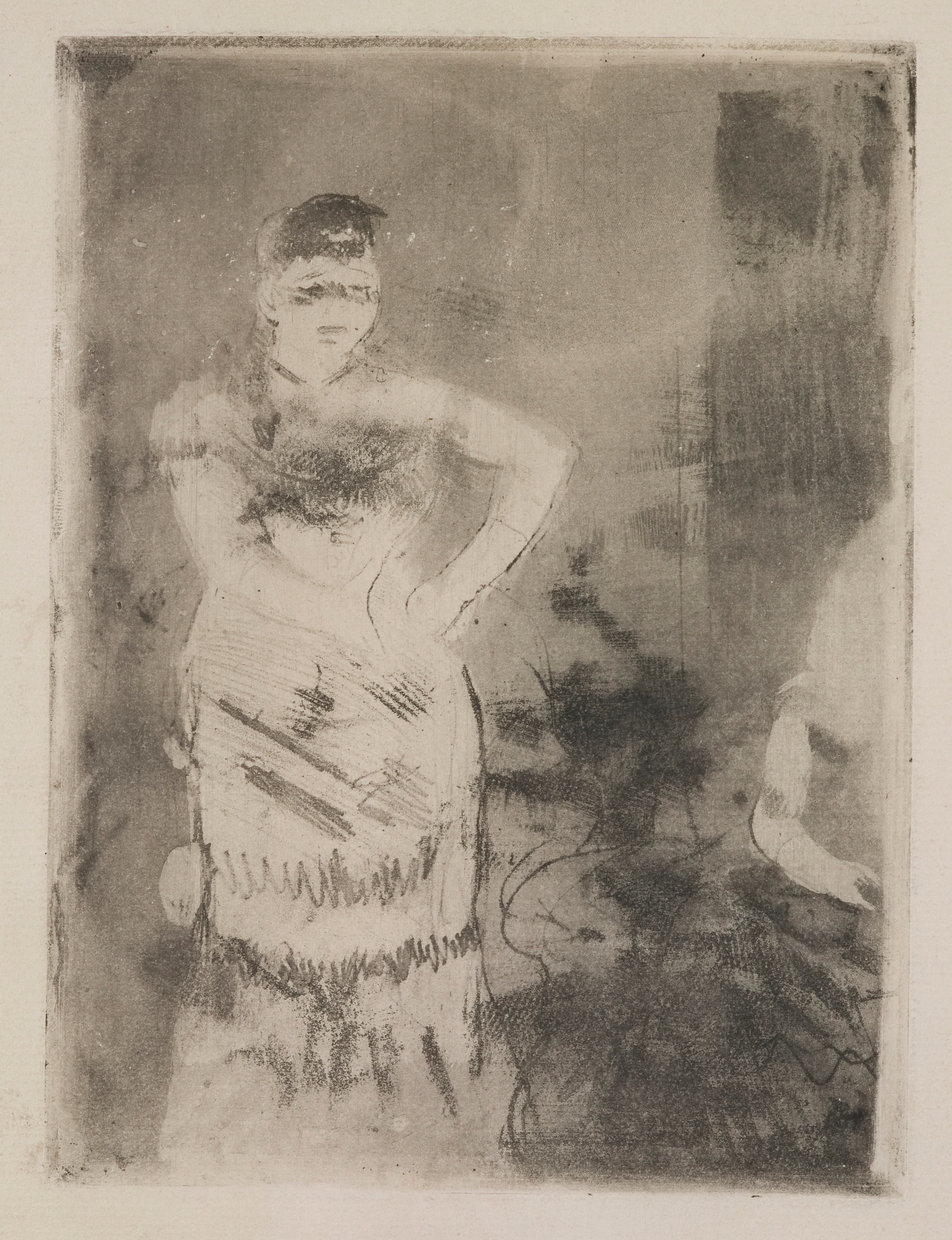 《歌手》（A Singer）｜埃德加·德加 Edgar Degas｜1877–78