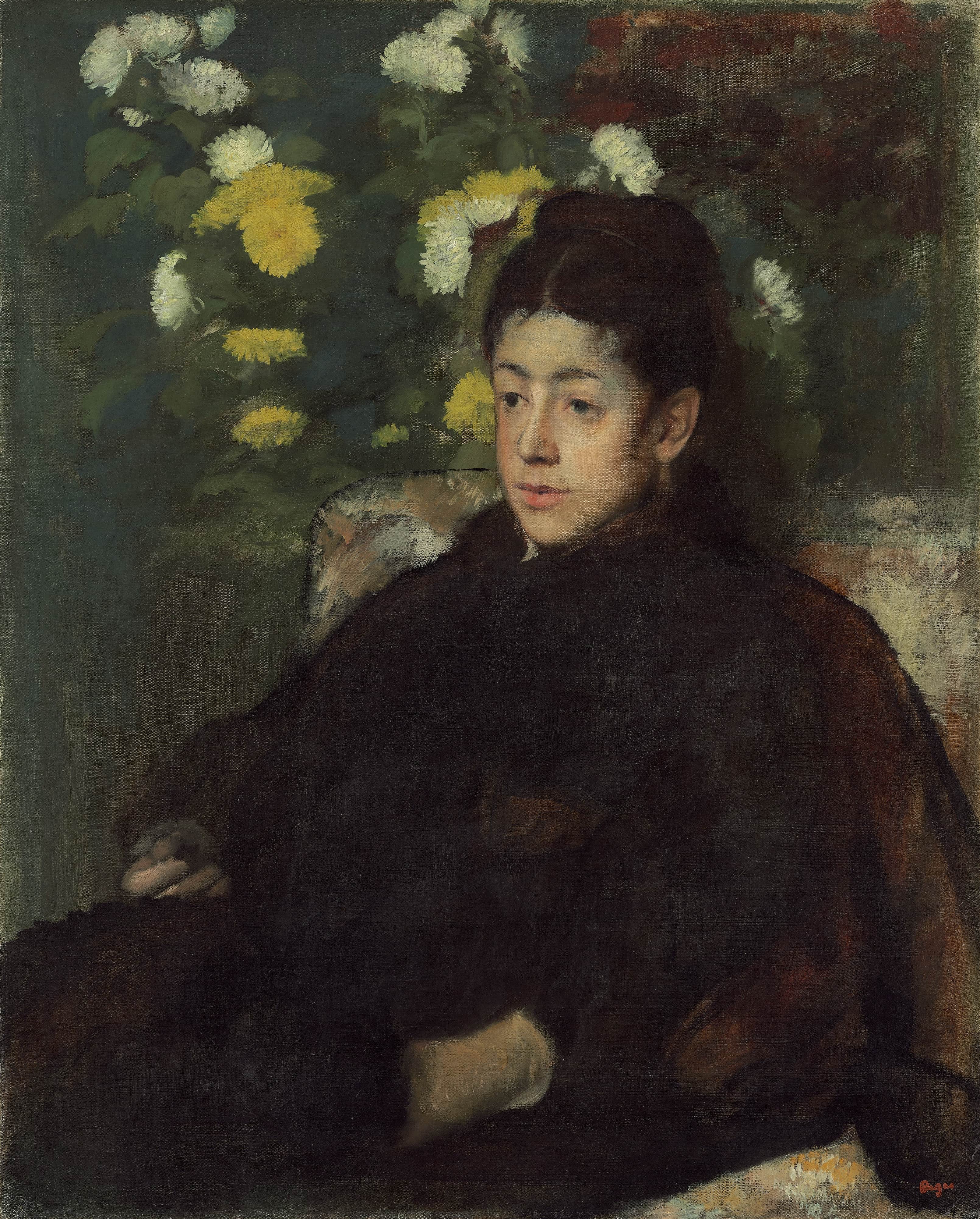 《马洛小姐》（Miss Malo）｜埃德加·德加 Edgar Degas｜约. 1877