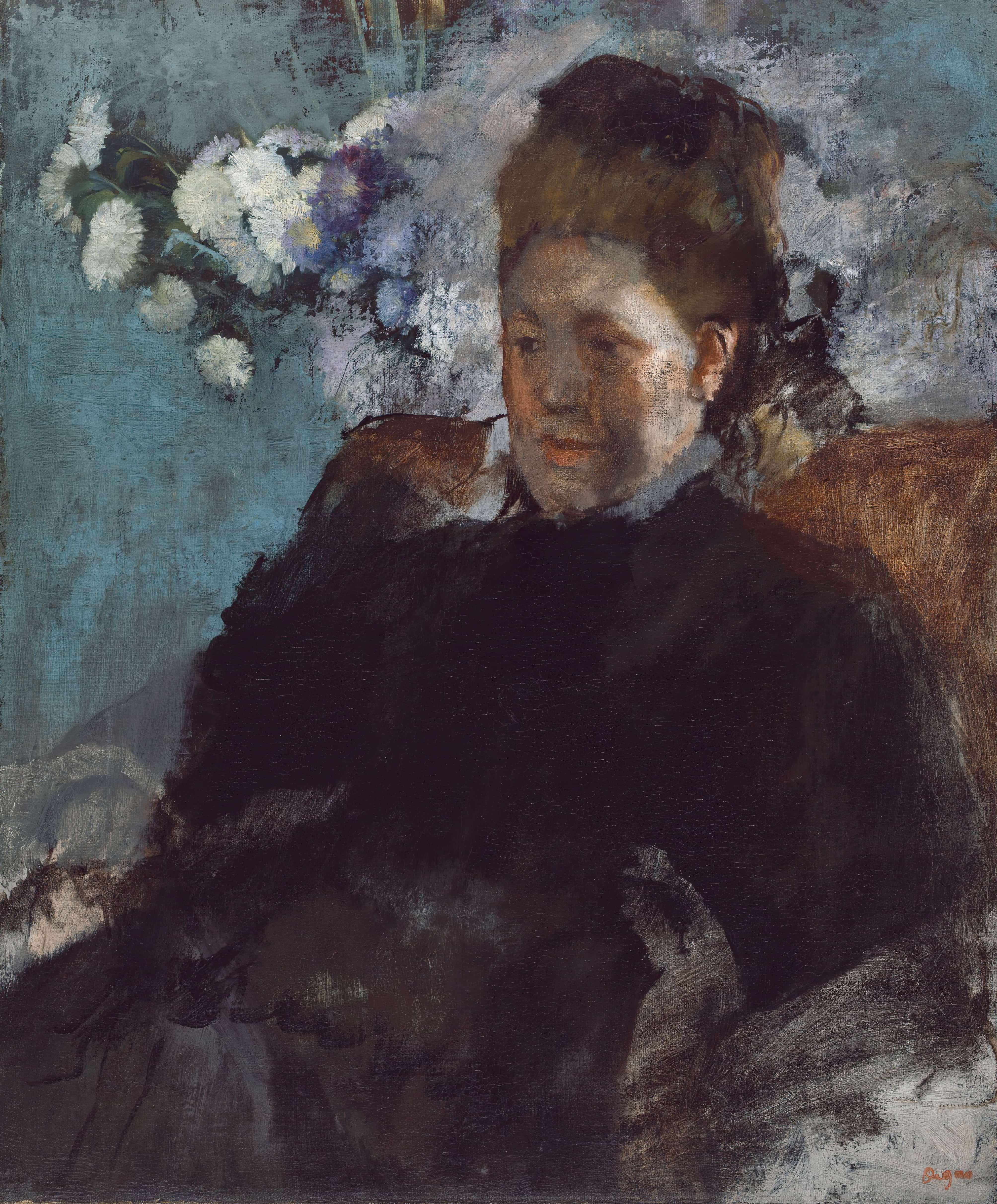 《一个女人的肖像》（Portrait of a Woman）｜埃德加·德加 Edgar Degas｜1877