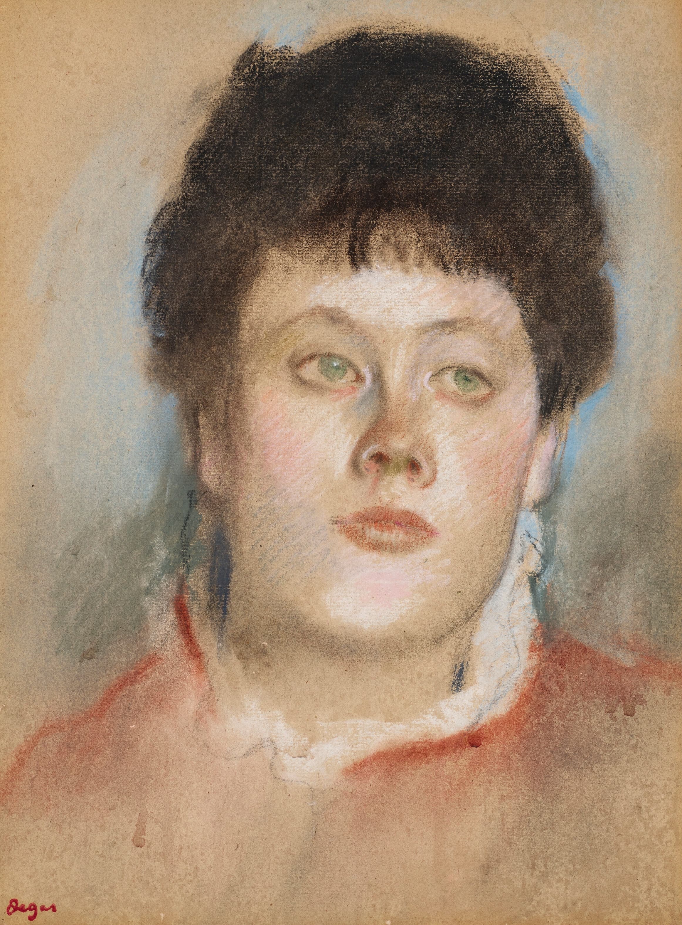 《一个女人的肖像》（Portrait of a woman）｜埃德加·德加 Edgar Degas｜1878–1880