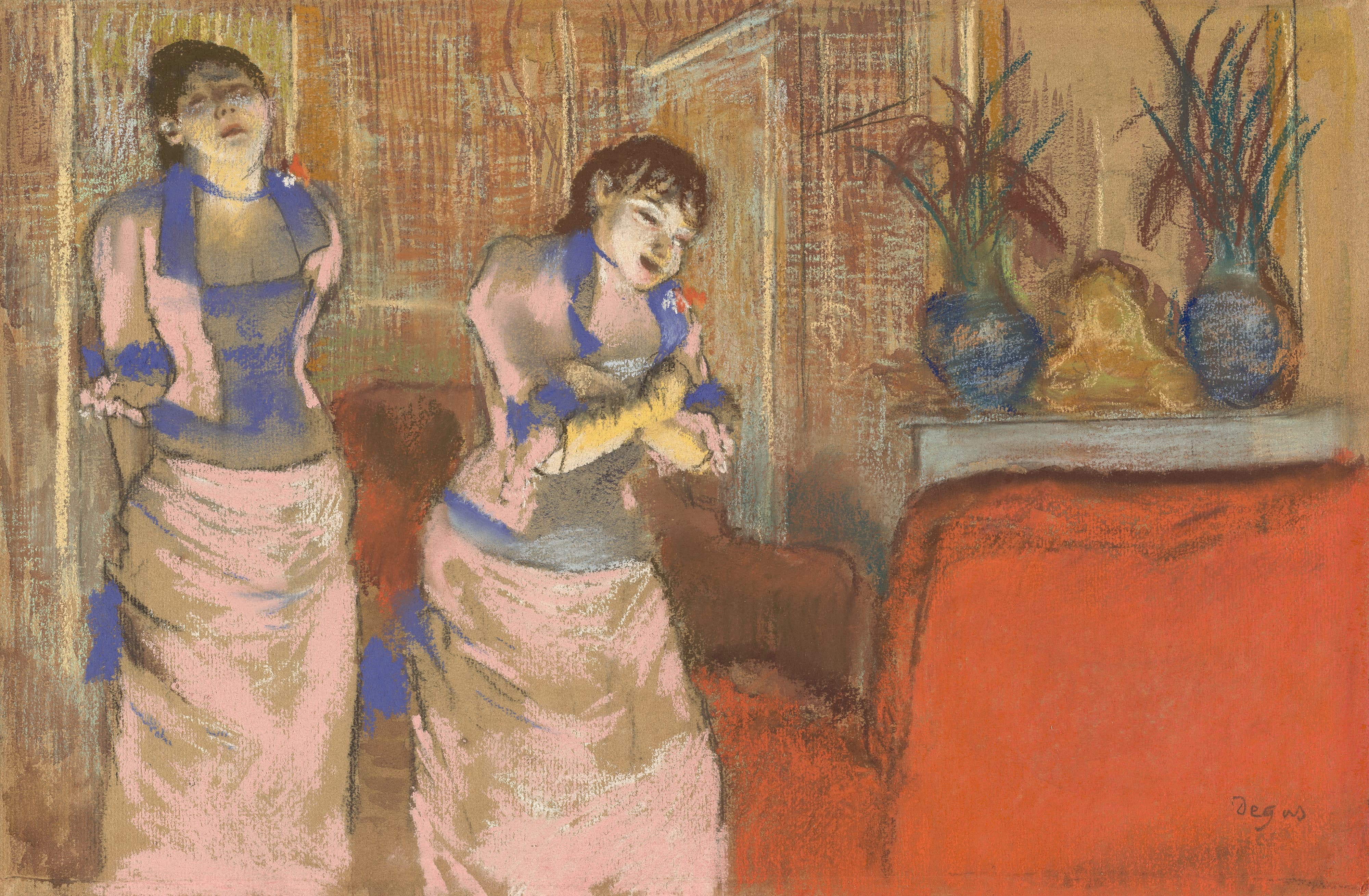 《两个女人》（Two Women）｜埃德加·德加 Edgar Degas｜约. 1878–1880