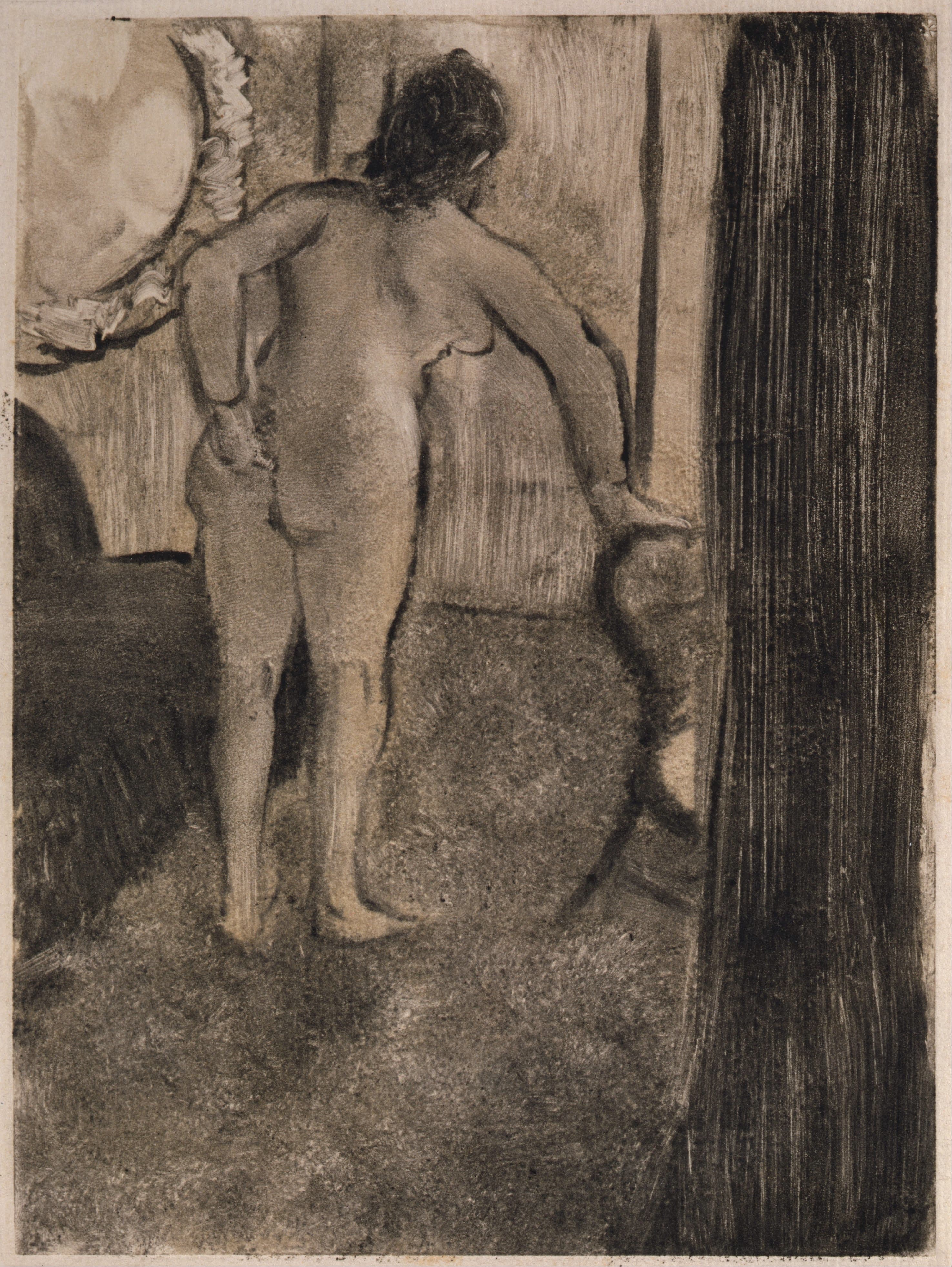 《妓院场景（妓院客厅）》（Brothel Scene (In the Living Room of a Brothel)）｜埃德加·德加 Edgar Degas｜约 1879
