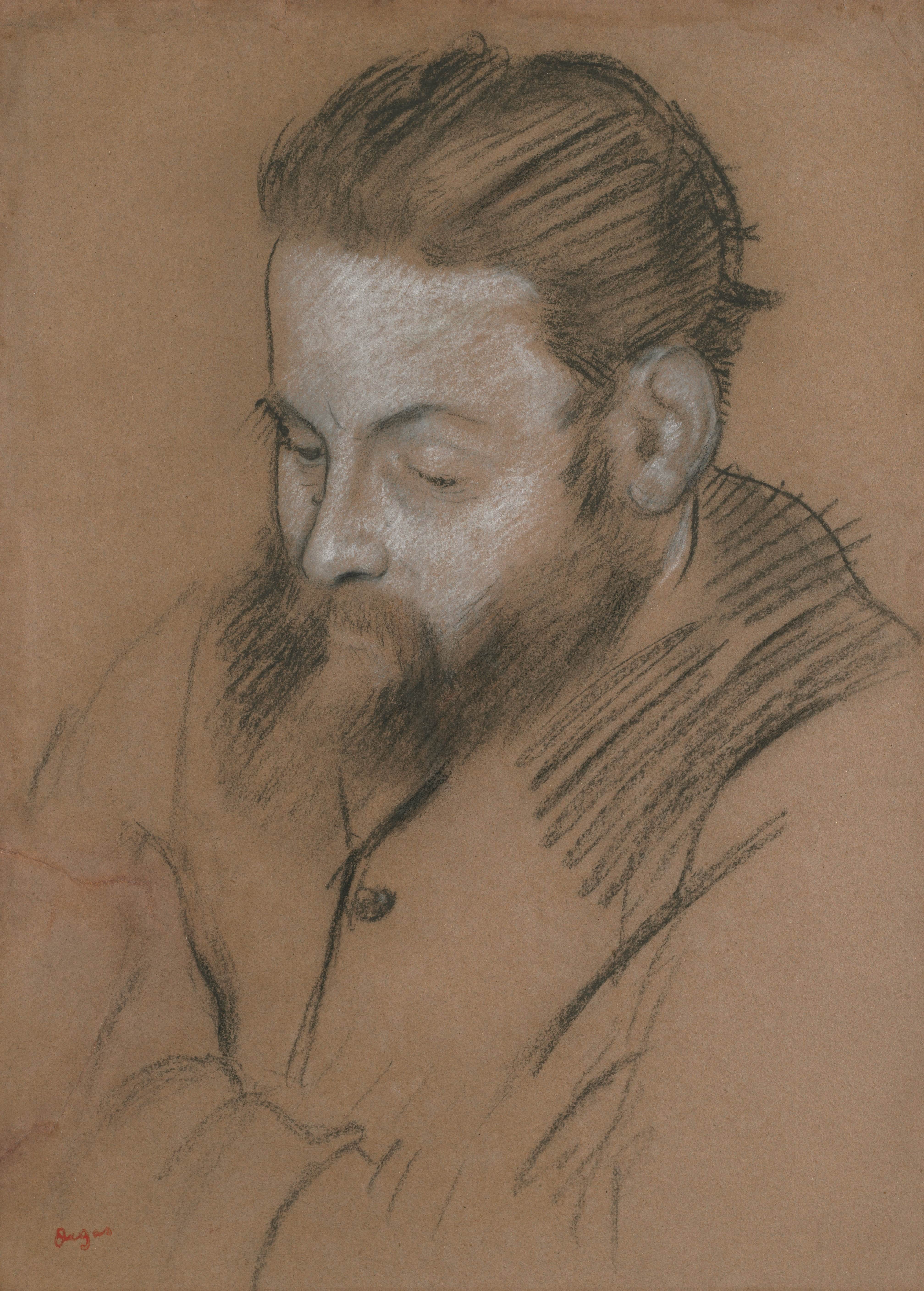 《迭戈·马尔泰利》（Diego Martelli）｜埃德加·德加 Edgar Degas｜1879