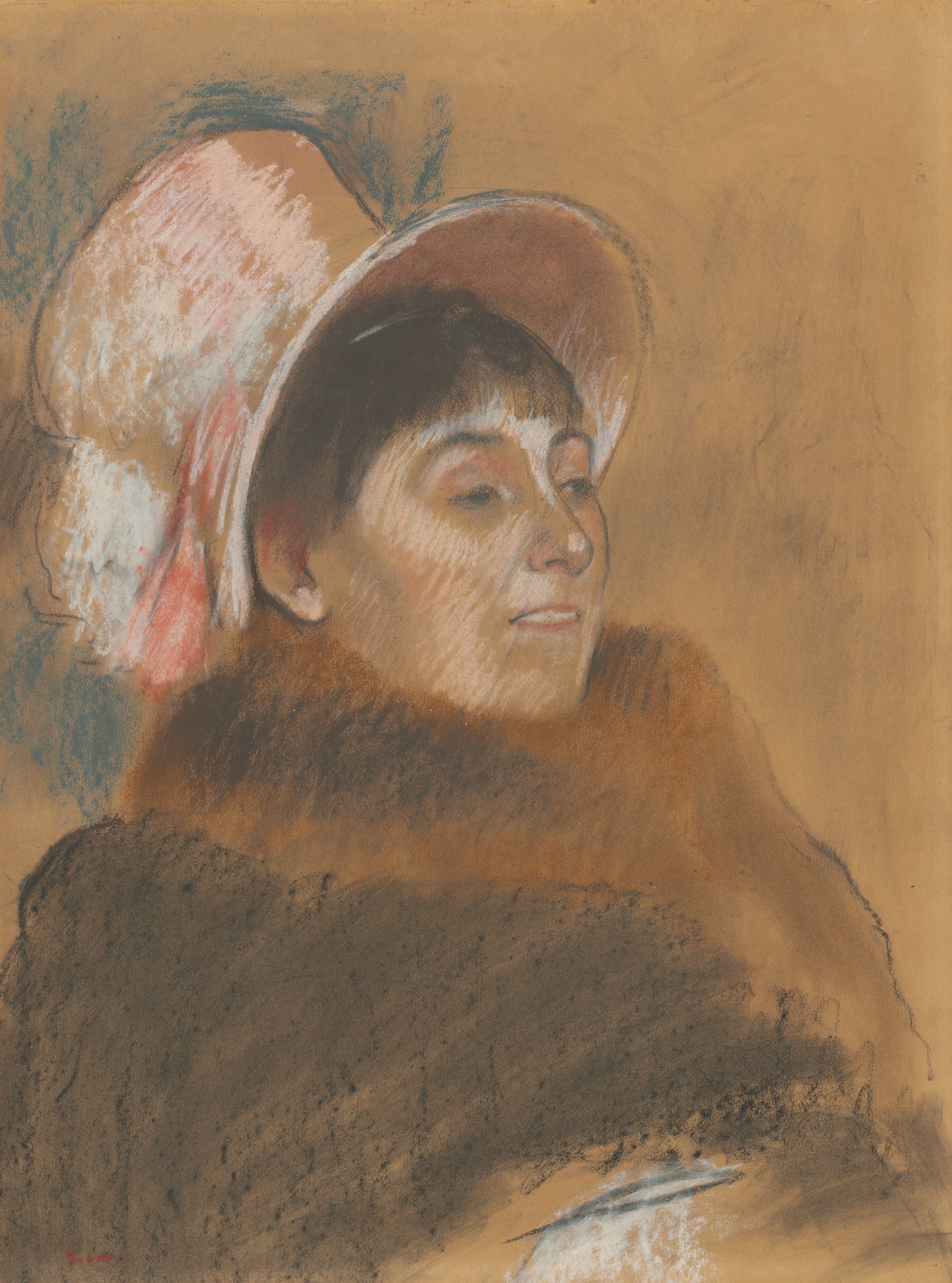 《迪茨-莫宁夫人》（Madame Dietz-Monnin）｜埃德加·德加 Edgar Degas｜1879