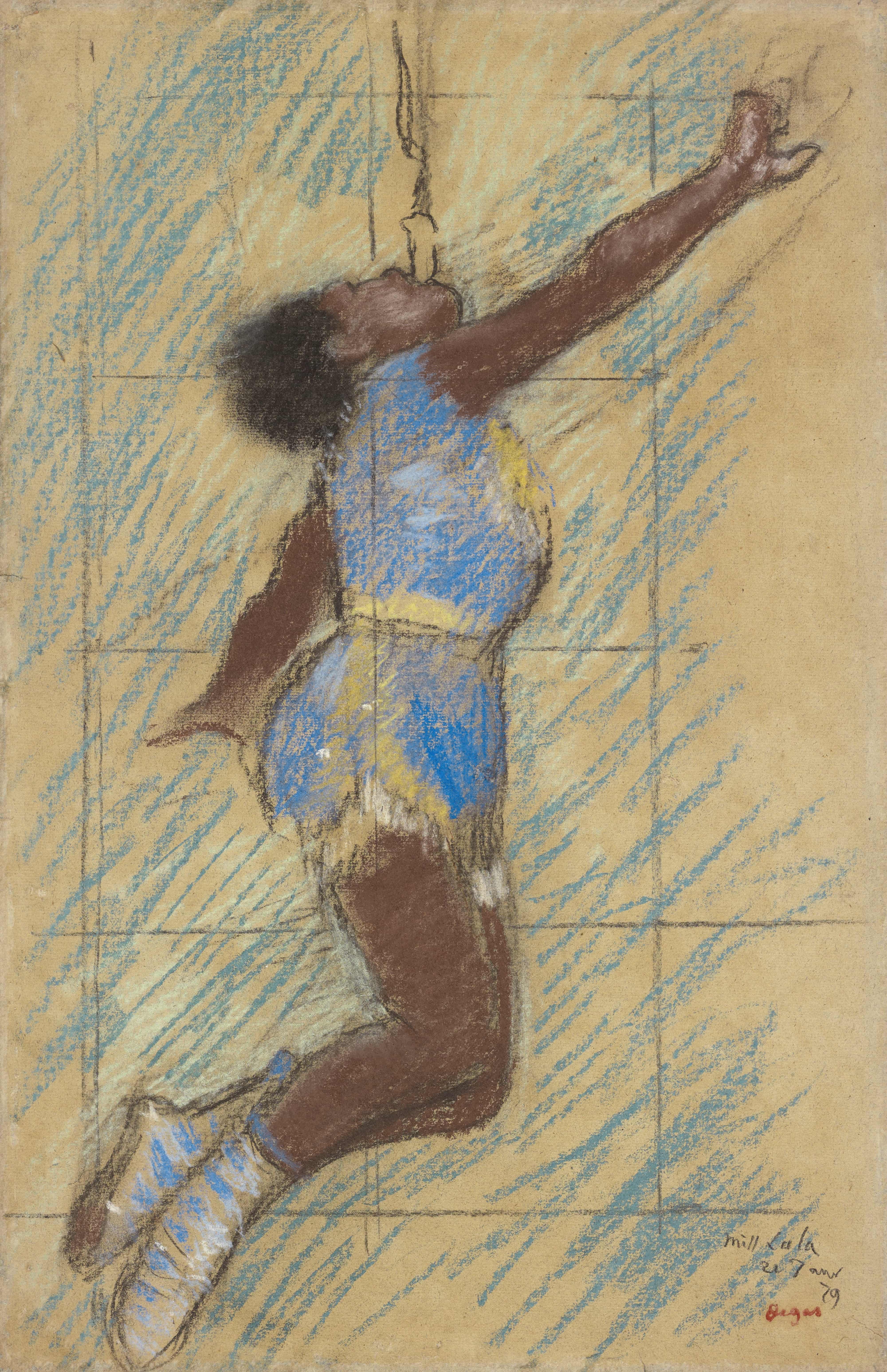 《费尔南多马戏团的拉拉小姐》（Miss Lala at the Fernando Circus）｜埃德加·德加 Edgar Degas｜1879
