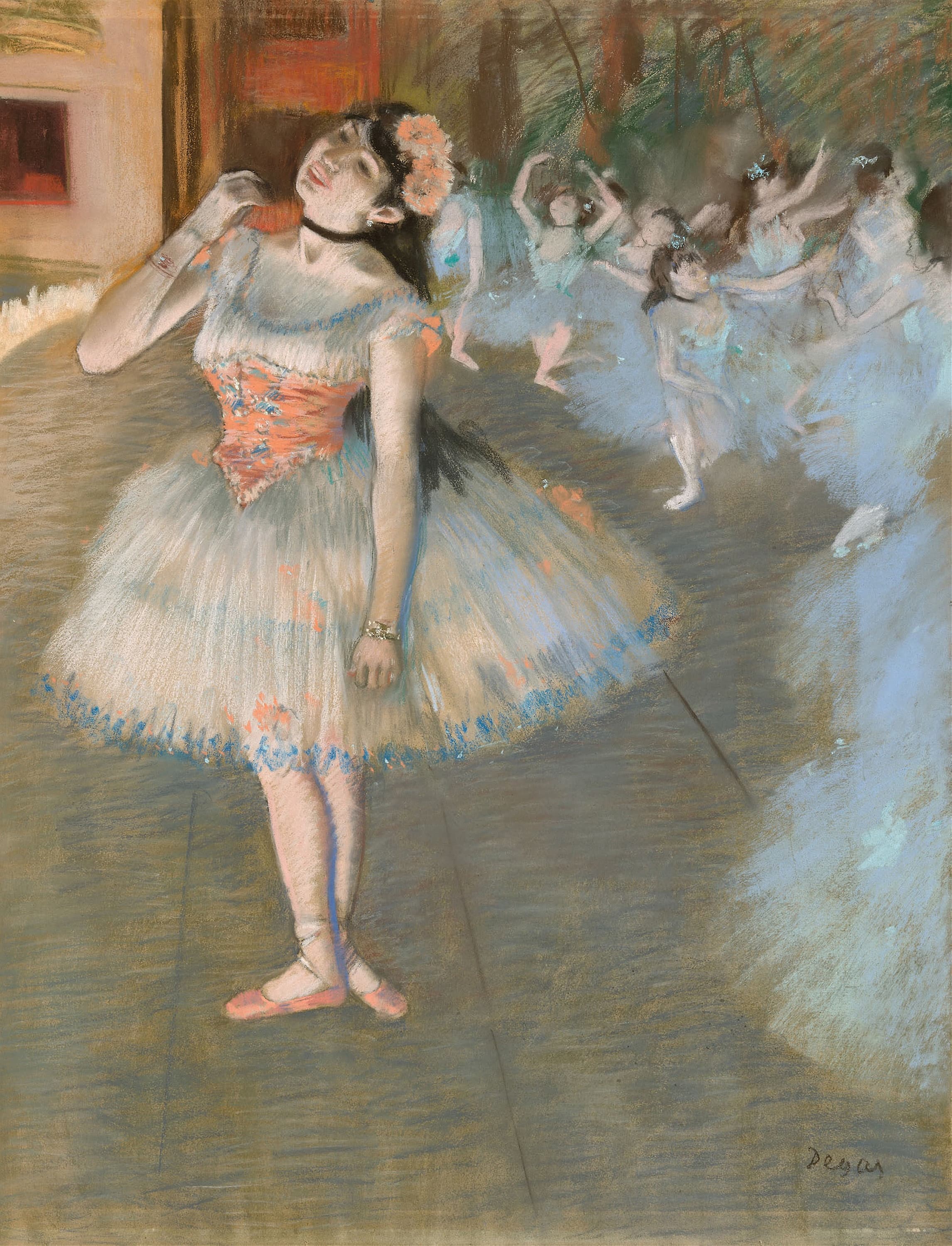 《明星舞者》（The Star）｜埃德加·德加 Edgar Degas｜1879/81
