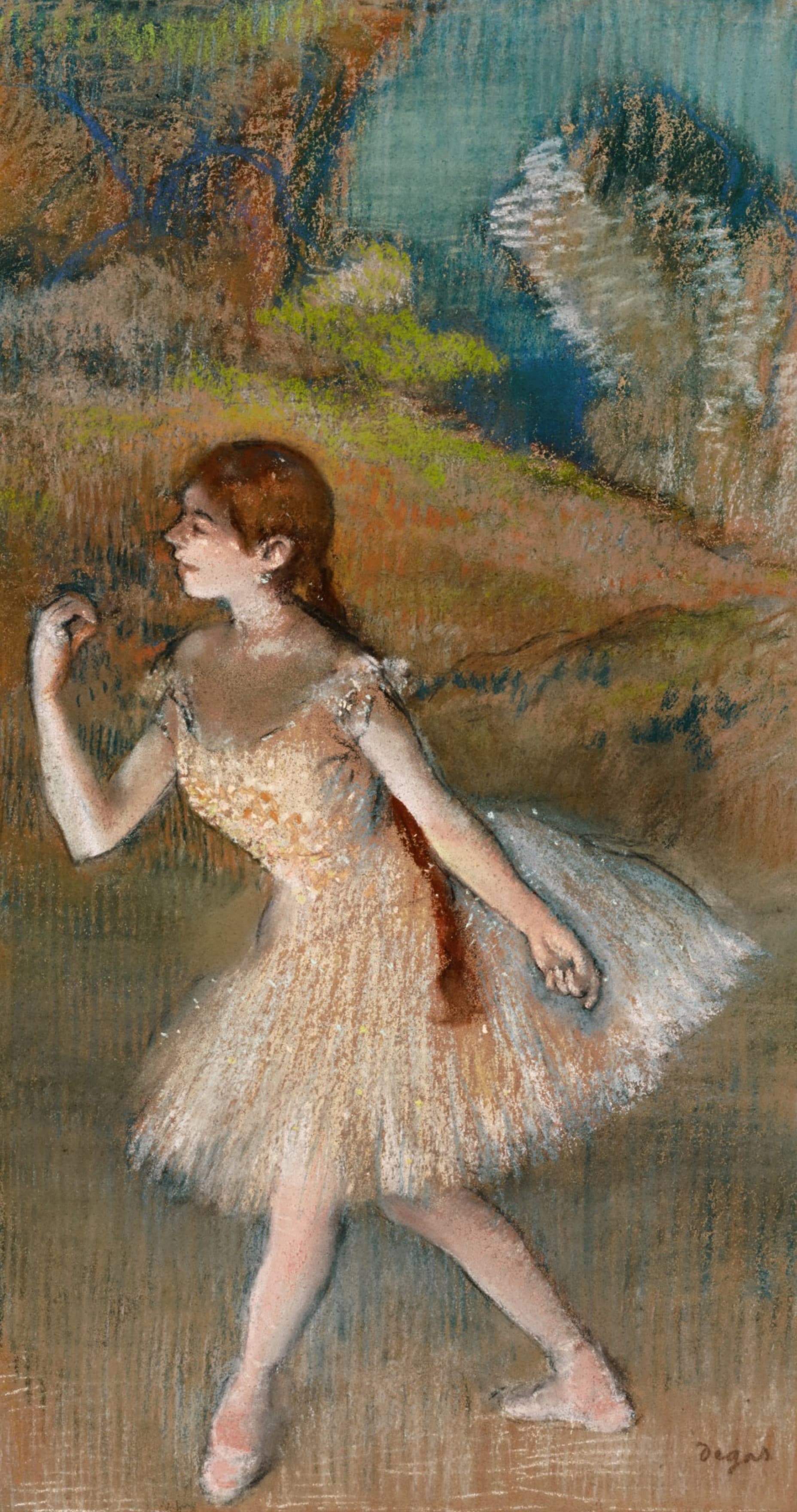 《舞者》（Dancer）｜埃德加·德加 Edgar Degas｜1880–85