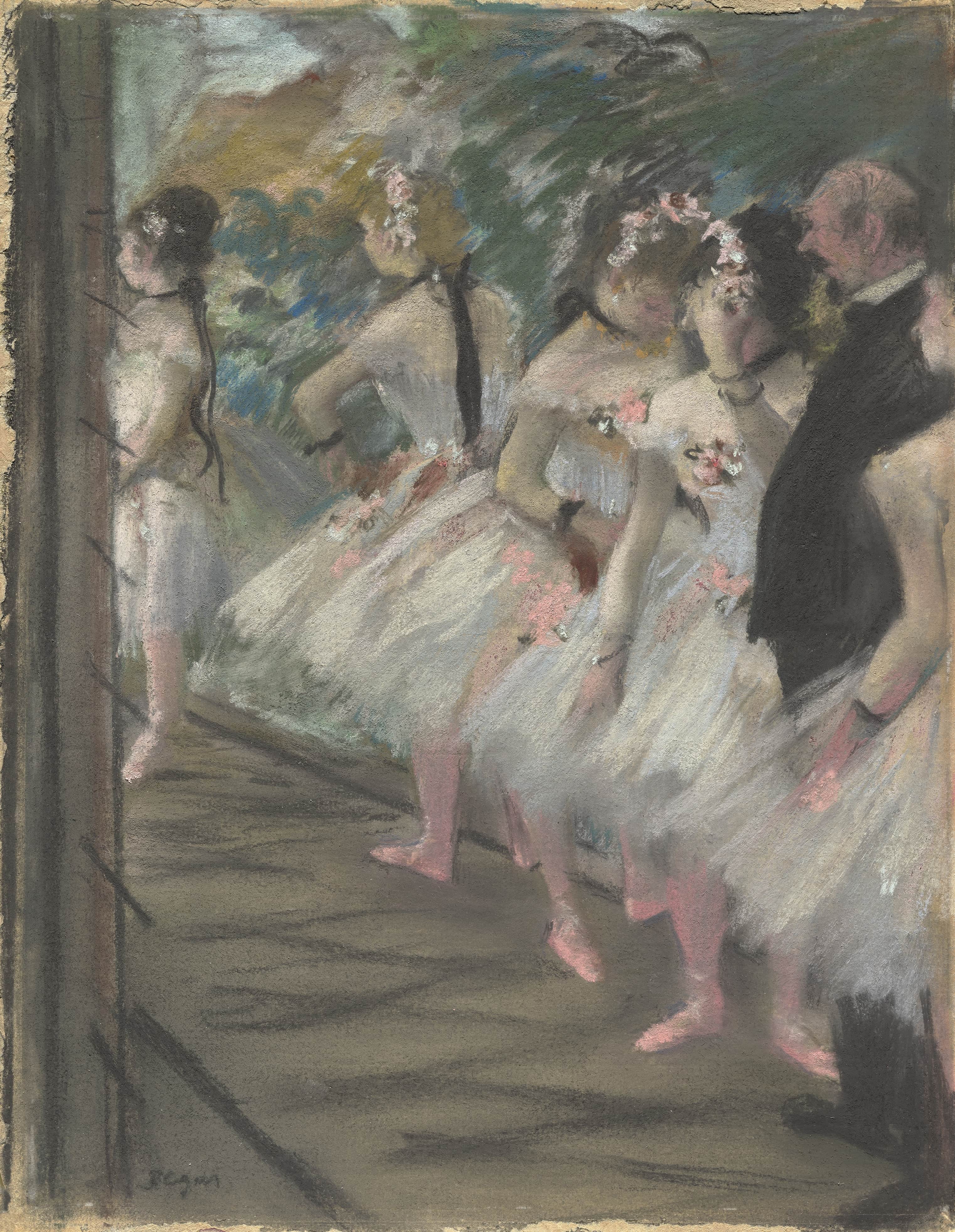 《芭蕾舞团》（The Ballet）｜埃德加·德加 Edgar Degas｜约. 1880