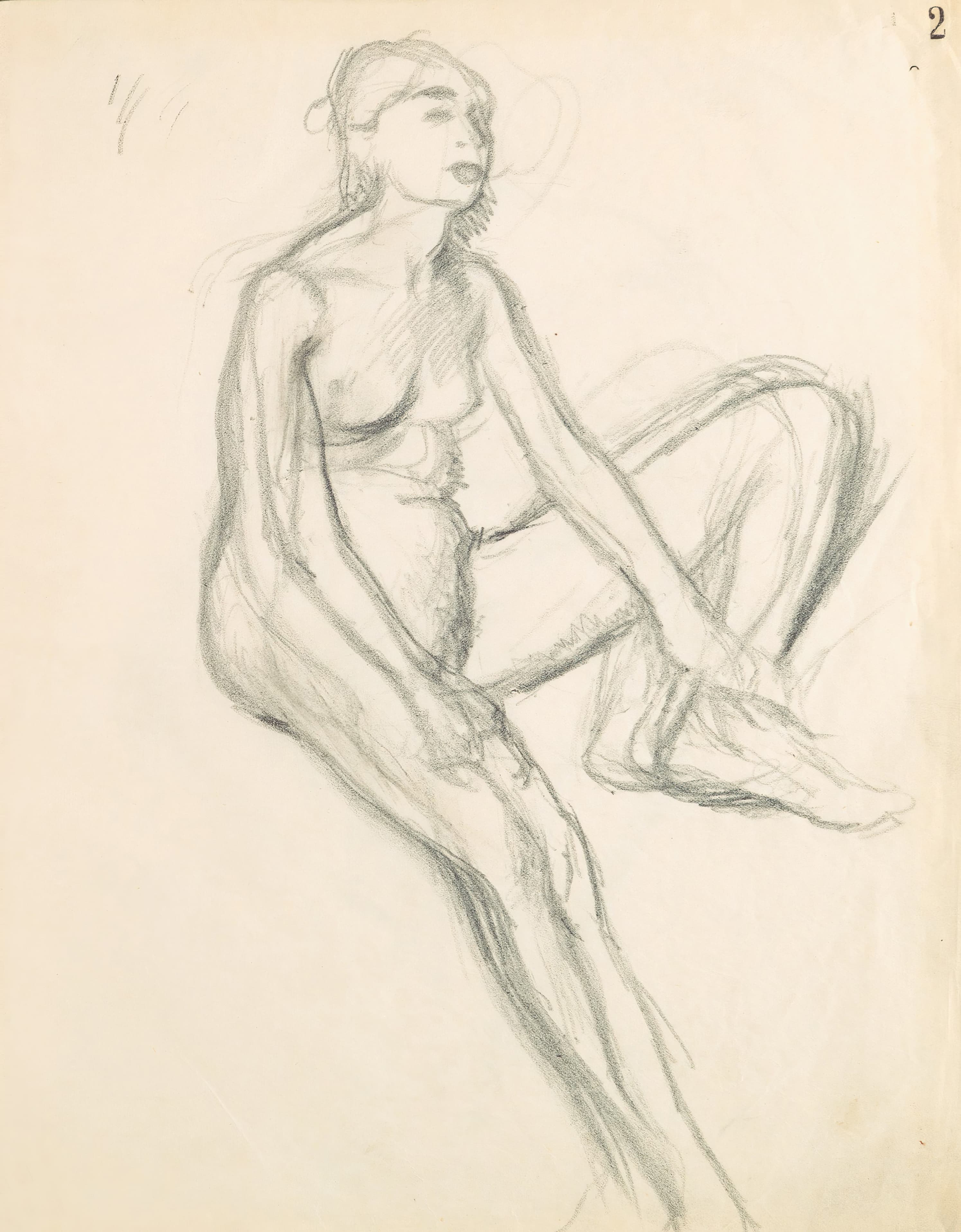 《人物研究1》（Figure Studies 1）｜埃德加·德加 Edgar Degas｜1882–85