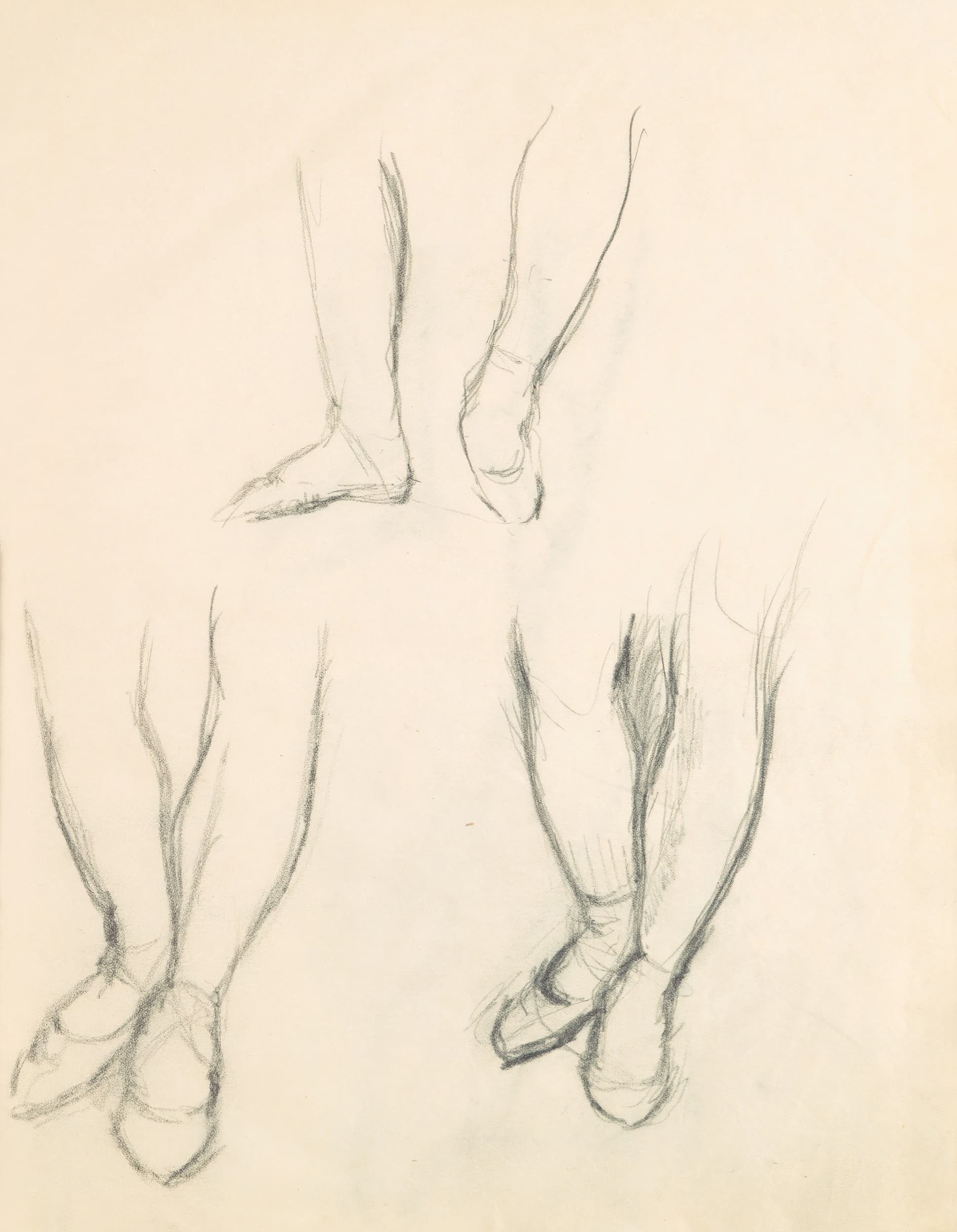 《人物研究10》（Figure Studies 10）｜埃德加·德加 Edgar Degas｜1882–85