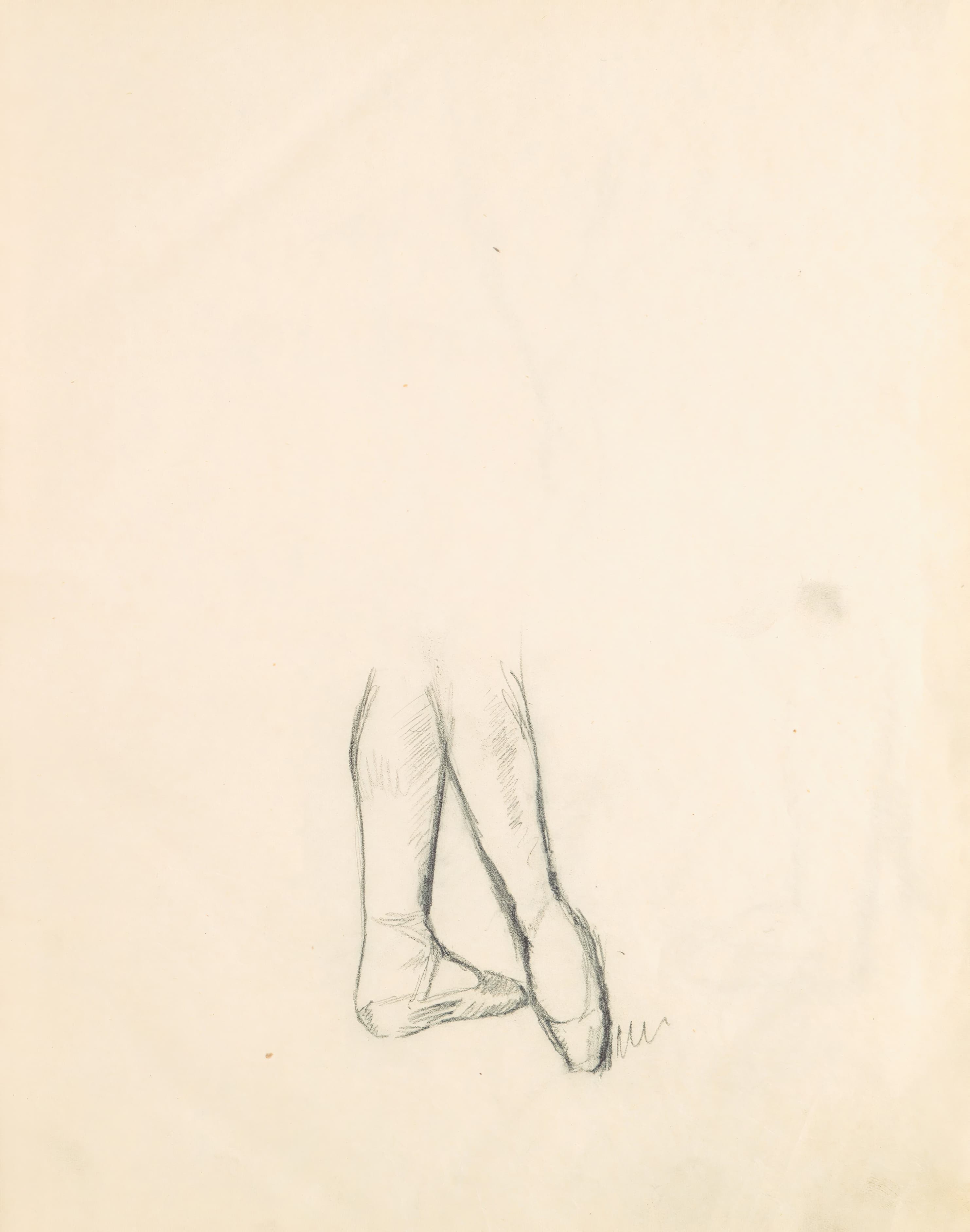 《人物研究 12》（Figure Studies 12）｜埃德加·德加 Edgar Degas｜1882–85
