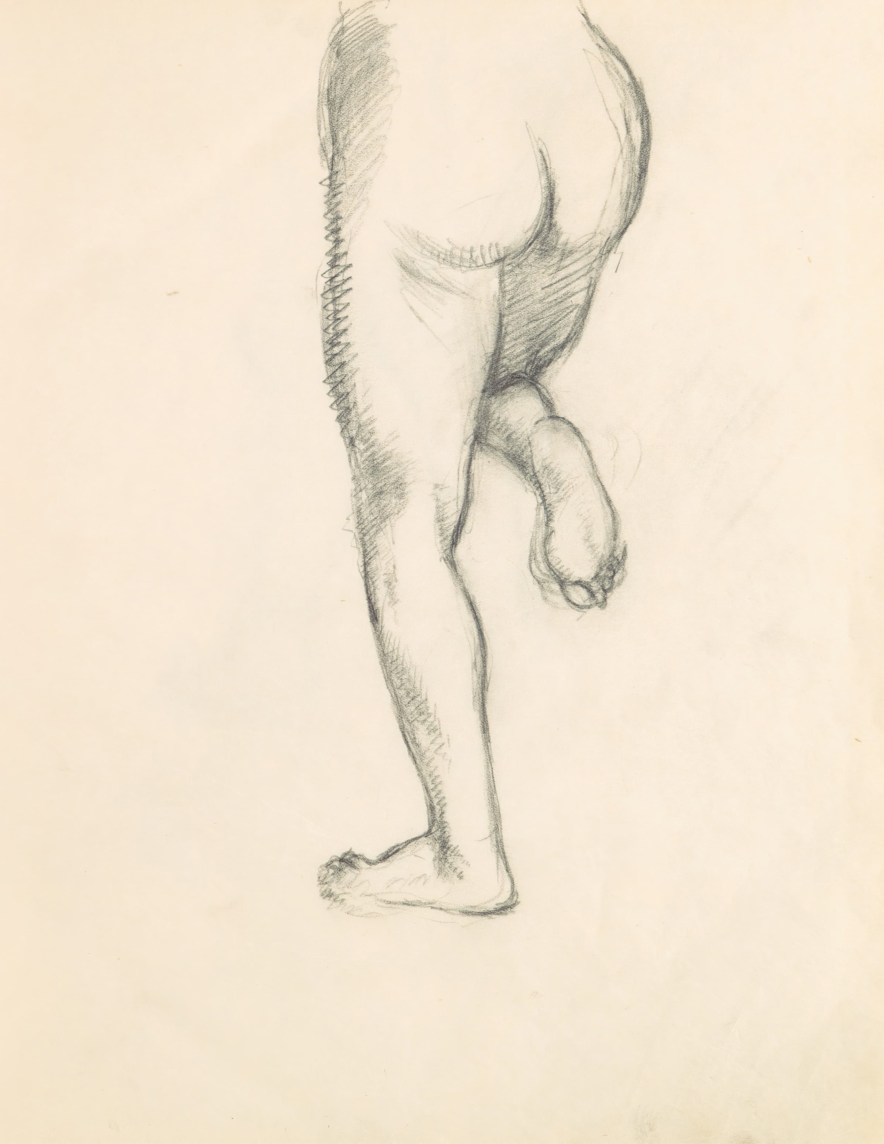 《人物研究 14》（Figure Studies 14）｜埃德加·德加 Edgar Degas｜1882–85