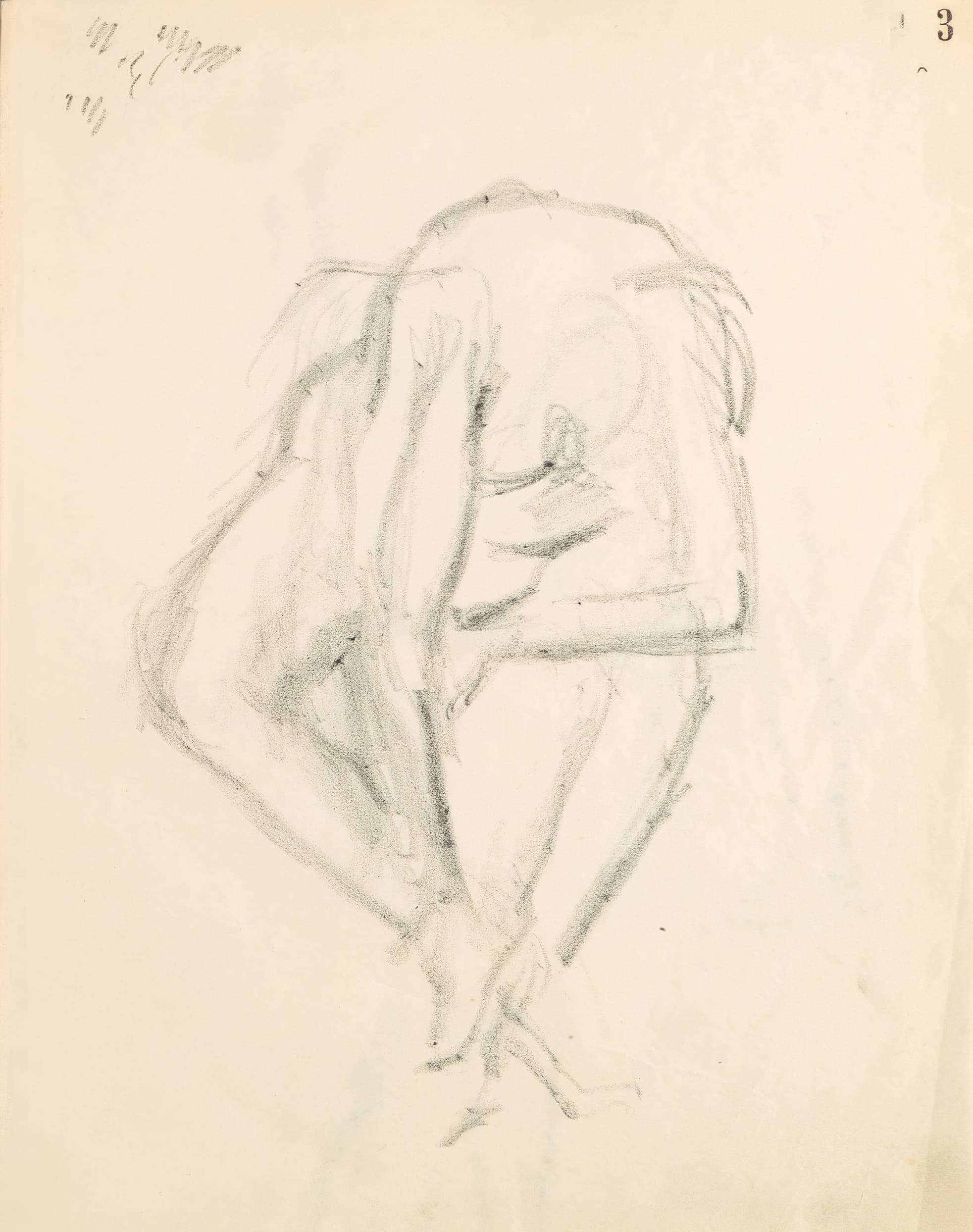 《人物研究2》（Figure Studies 2）｜埃德加·德加 Edgar Degas｜1882–85