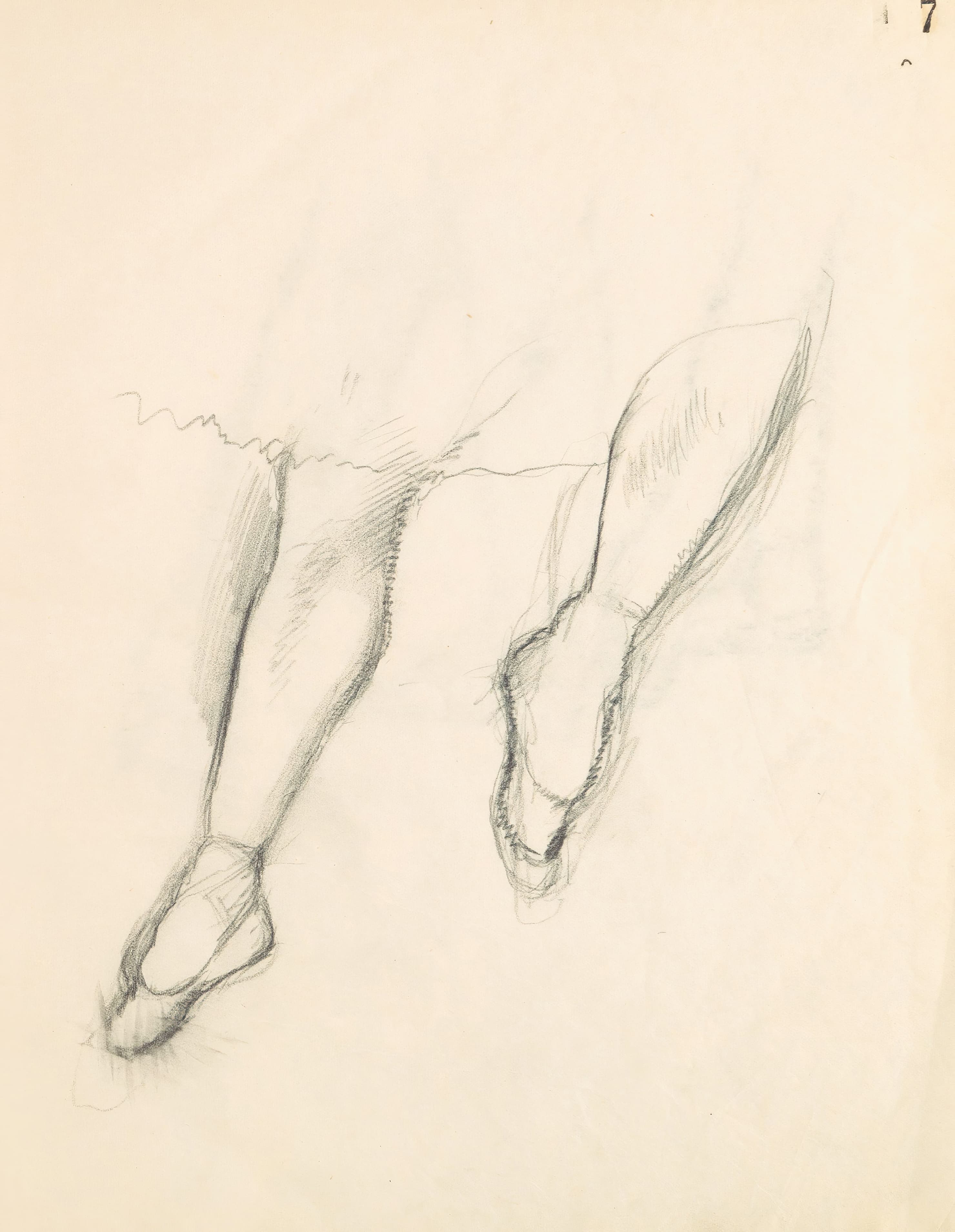 《人物研究 8》（Figure Studies 8）｜埃德加·德加 Edgar Degas｜1882–85