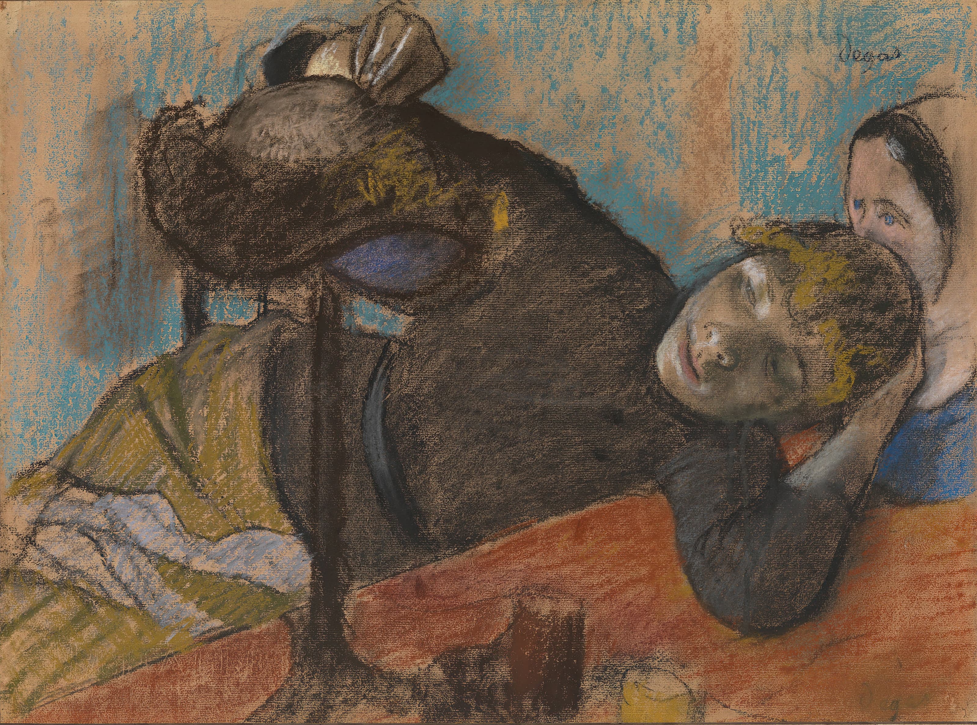 《女帽设计师》（The Milliner）｜埃德加·德加 Edgar Degas｜约 1882