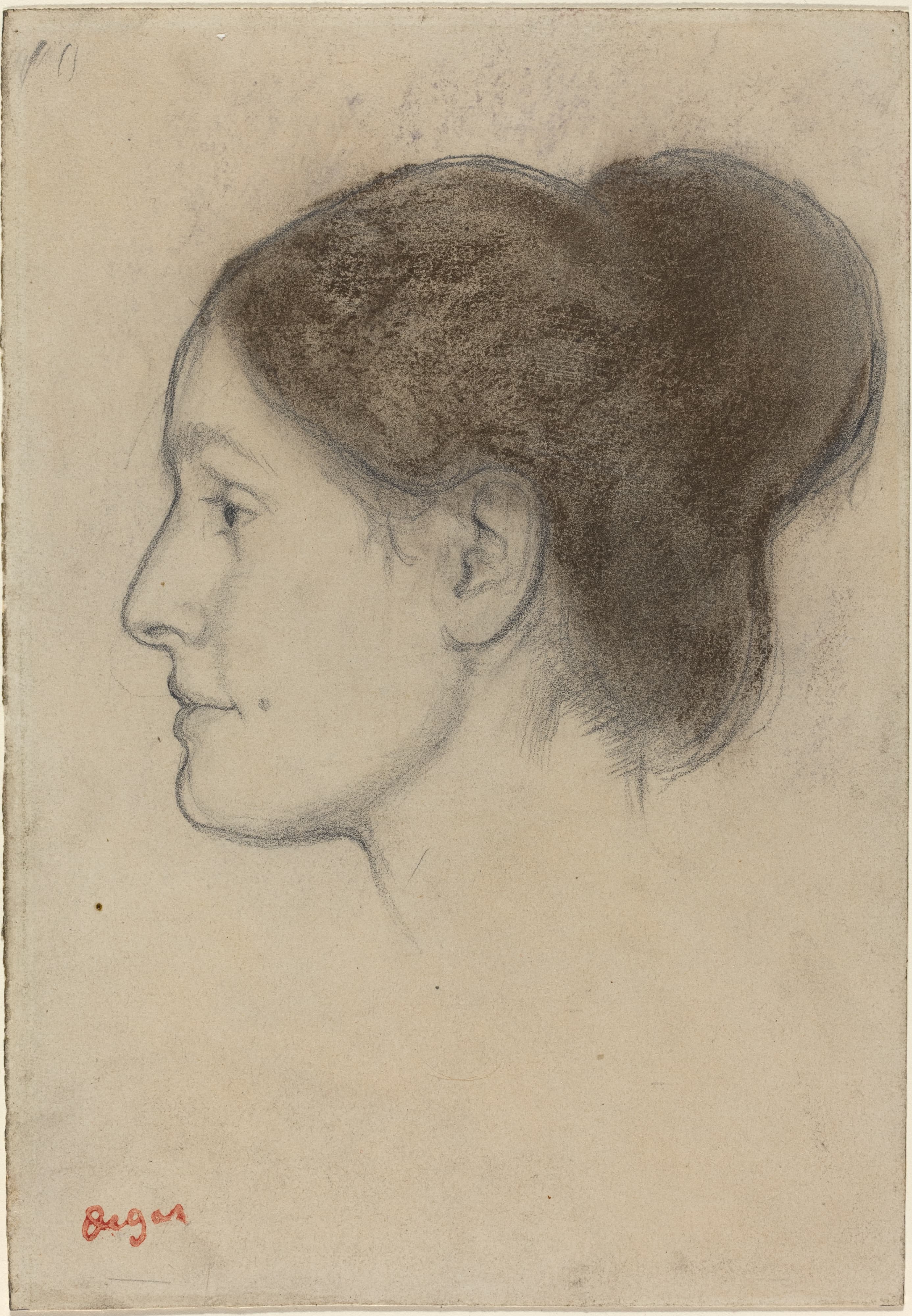 《霍滕斯·瓦尔平松》（Hortense Valpinçon）｜埃德加·德加 Edgar Degas｜1883