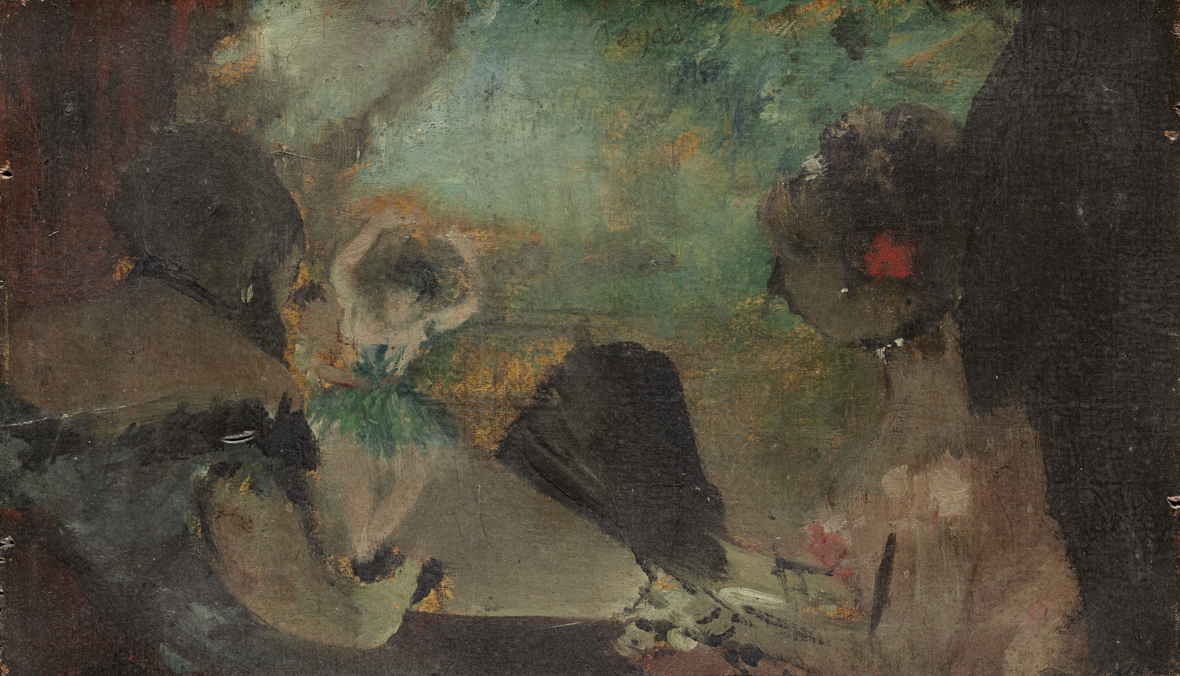 《包厢》（The Loge）｜埃德加·德加 Edgar Degas｜约. 1883