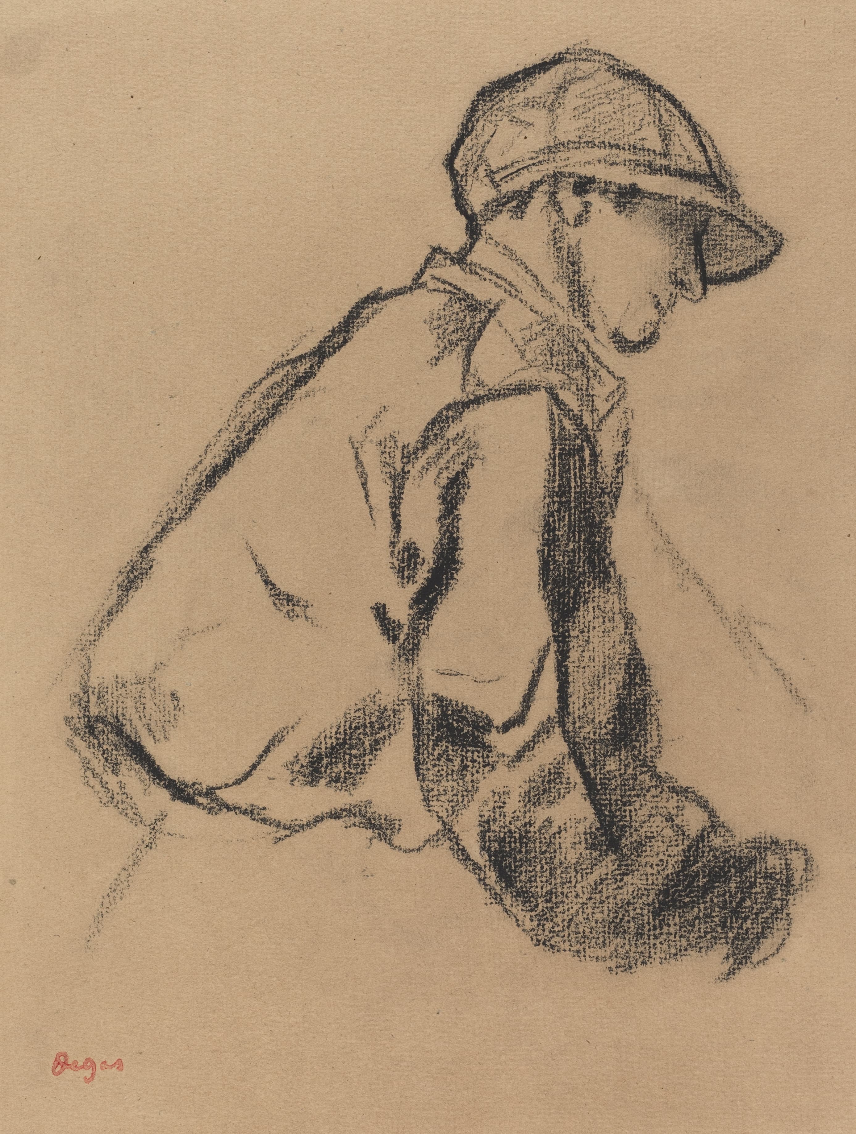 《骑师研究》（Study of a Jockey）｜埃德加·德加 Edgar Degas｜约. 1884