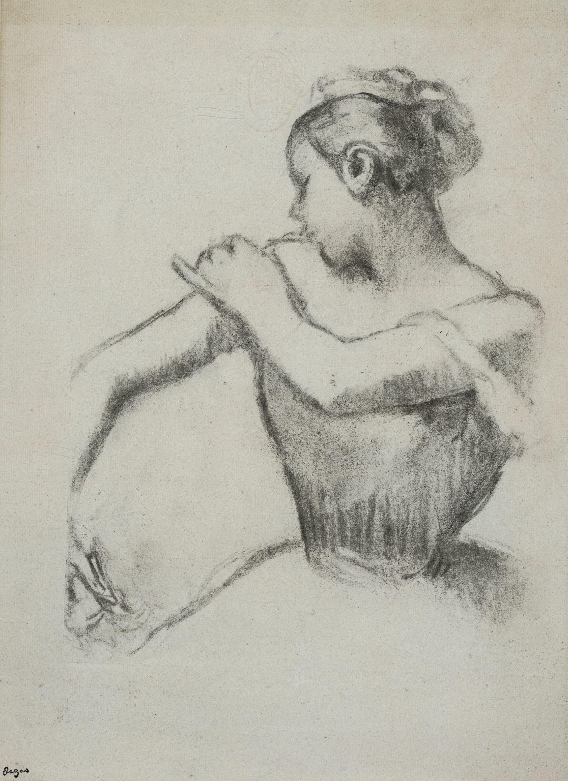 《舞者（胸围）》（Dancer (Bust)）｜埃德加·德加 Edgar Degas｜1885–1895