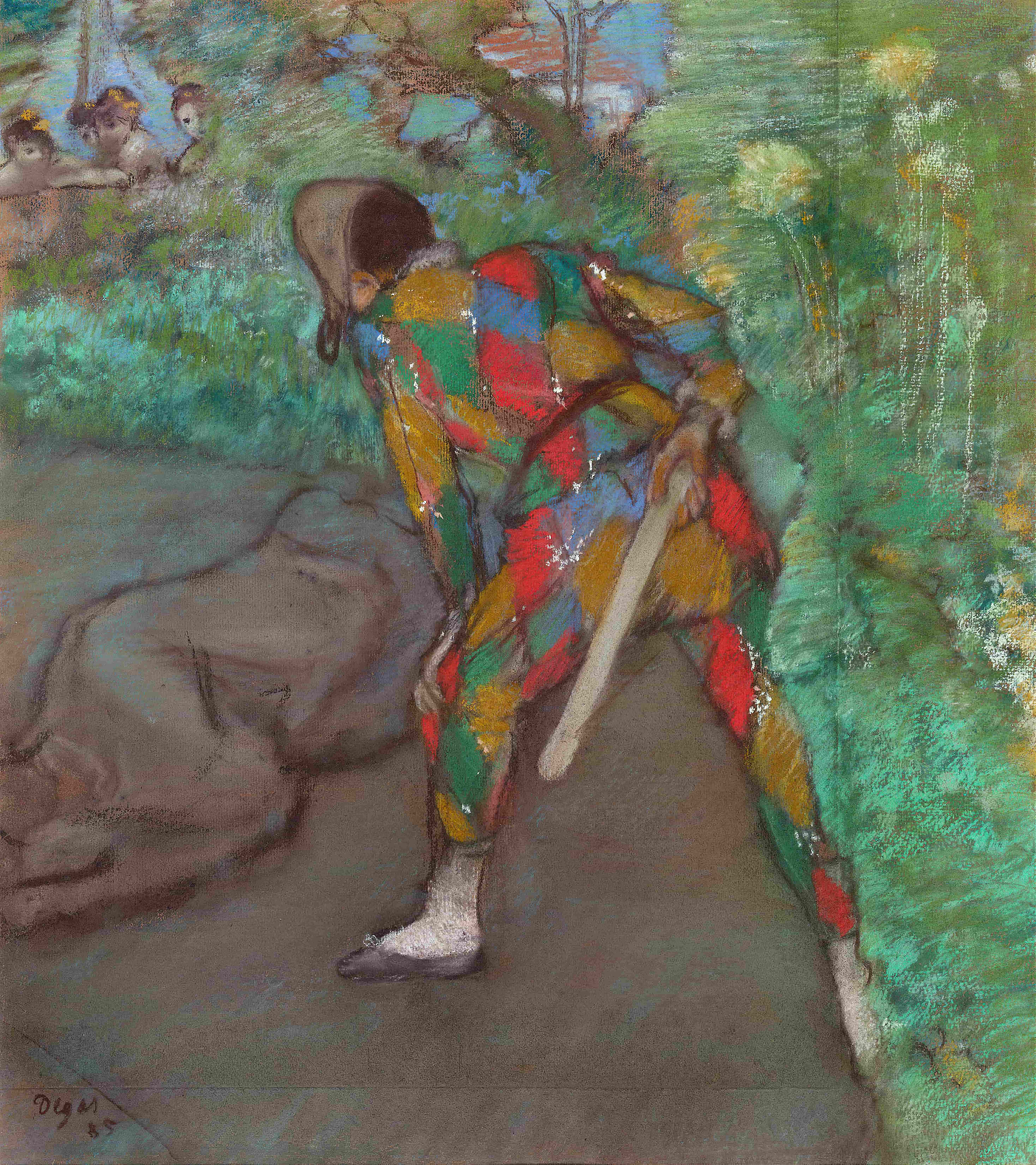 《丑角》（Harlequin）｜埃德加·德加 Edgar Degas｜1885