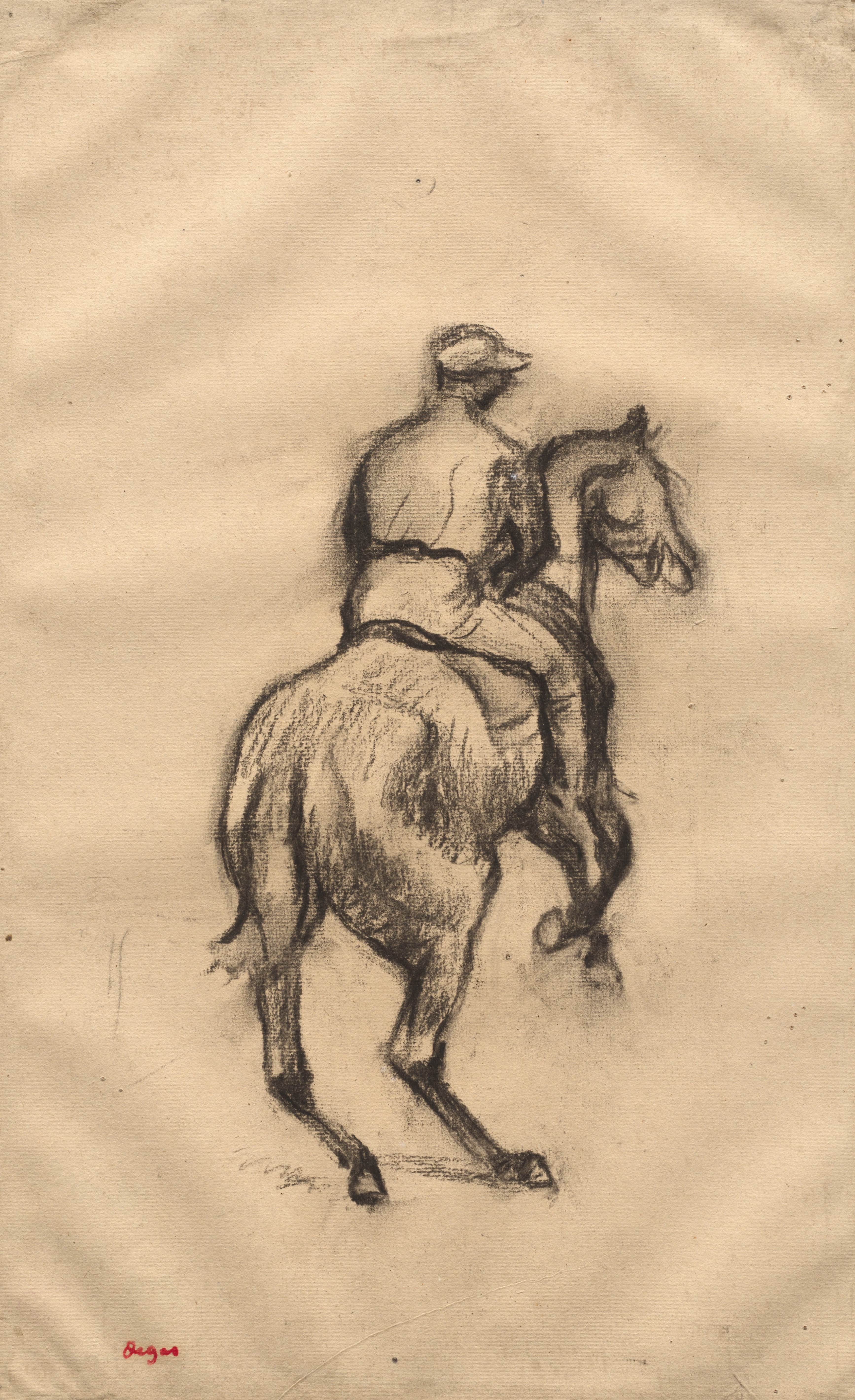 《骑师》（The Jockey）｜埃德加·德加 Edgar Degas｜约. 1885–1900