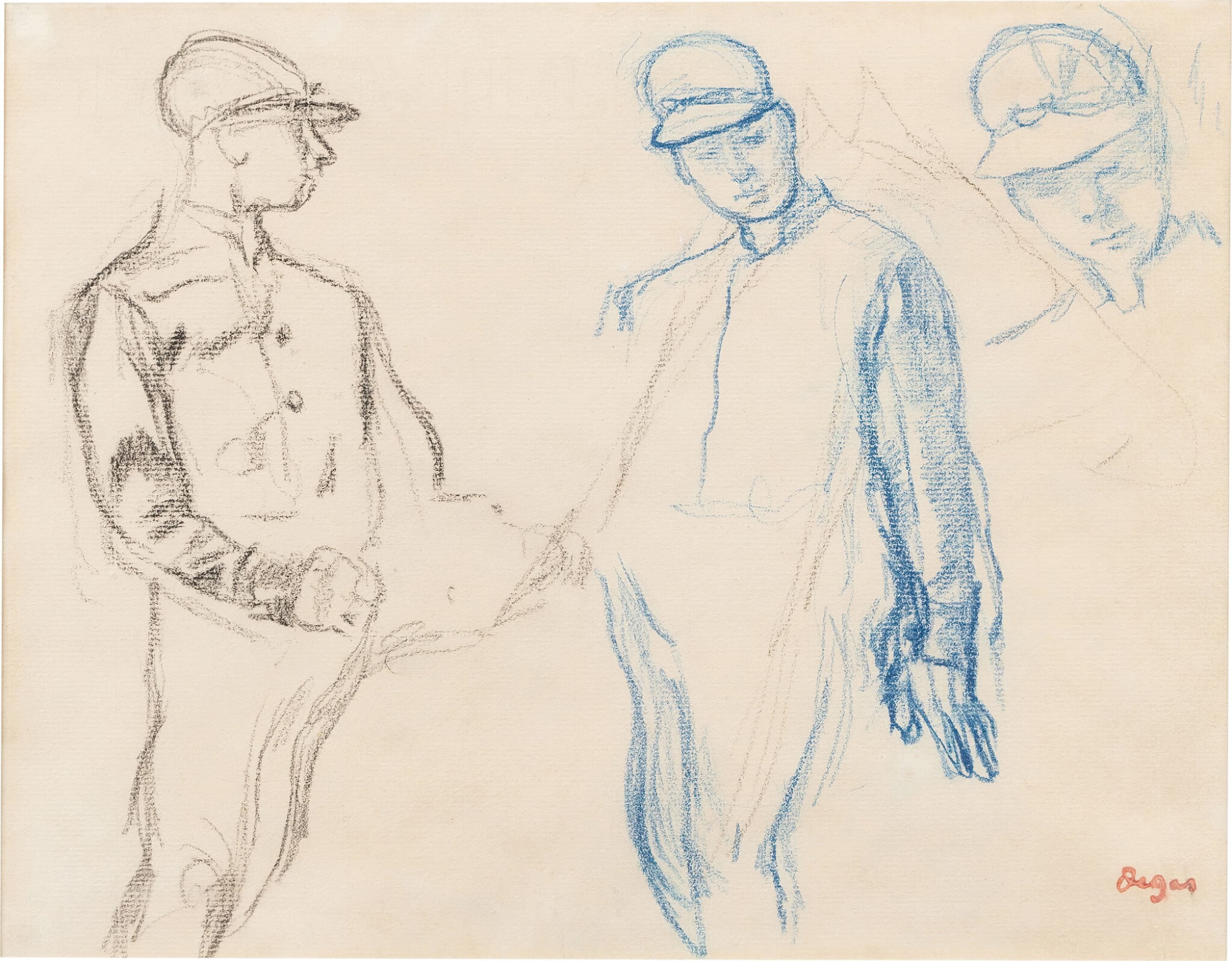《骑师》（Jockeys）｜埃德加·德加 Edgar Degas｜1889–90