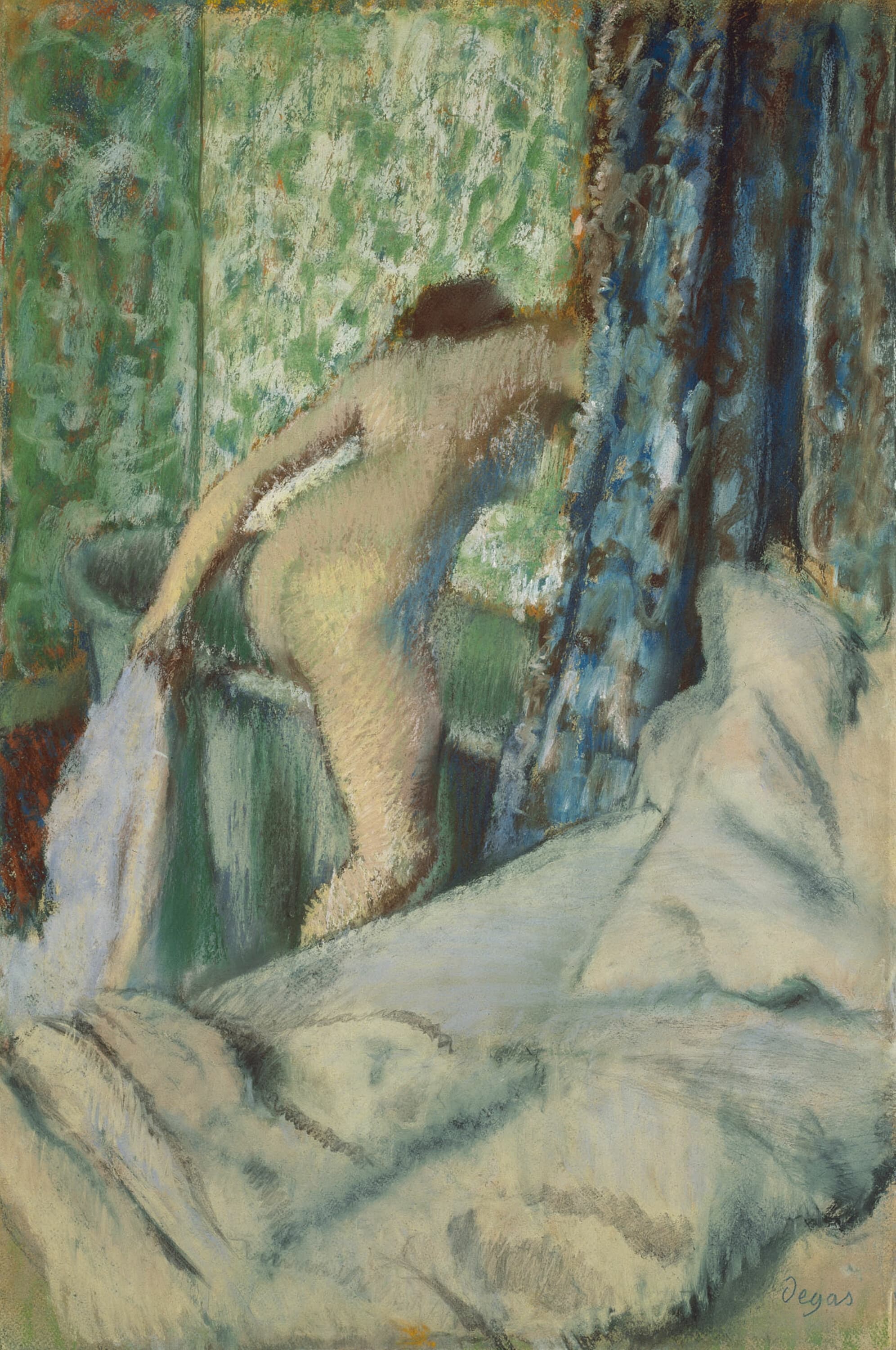 《晨浴》（The Morning Bath）｜埃德加·德加 Edgar Degas｜1887/90