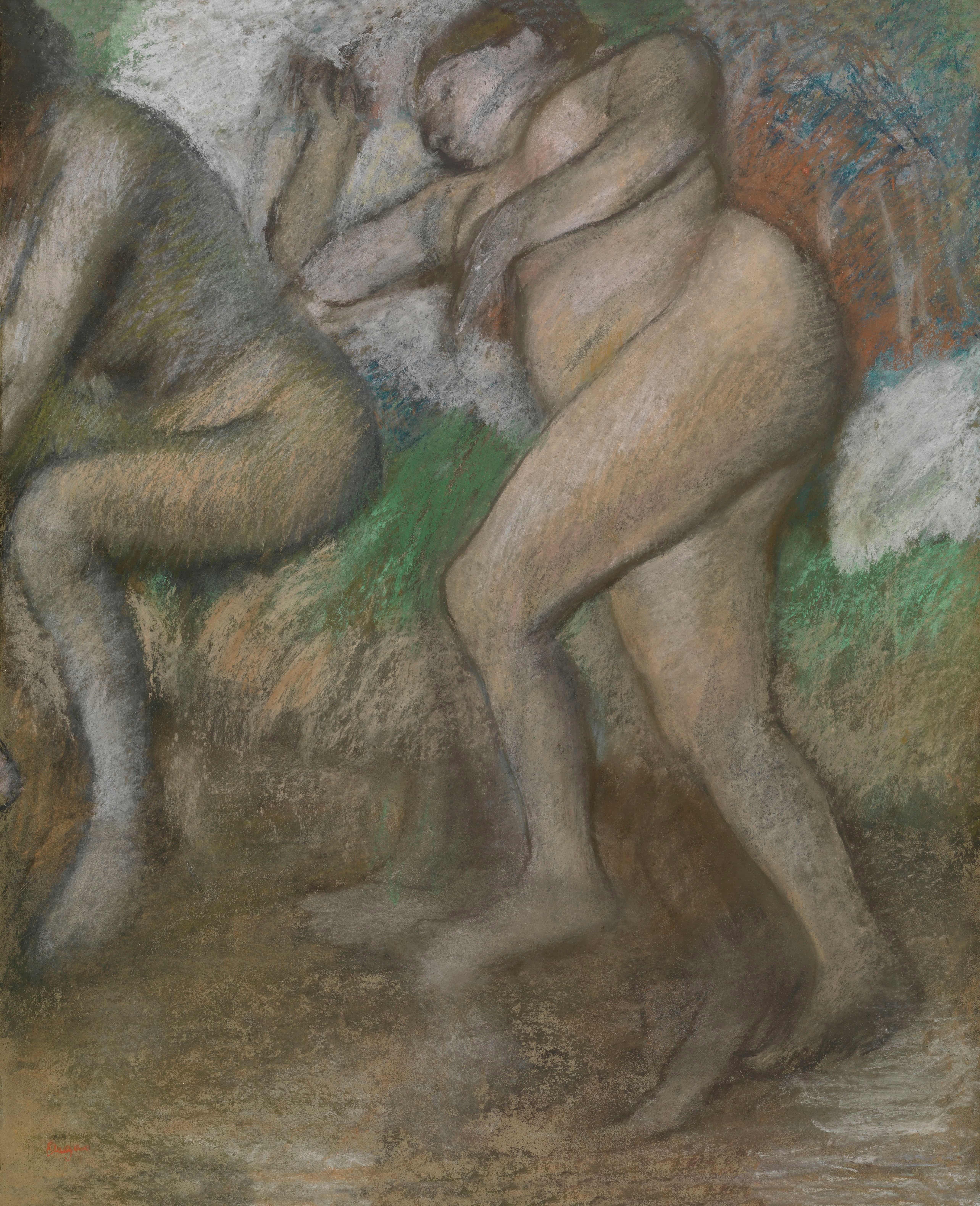 《浴后》（After the Bath）｜埃德加·德加 Edgar Degas｜1890–1895