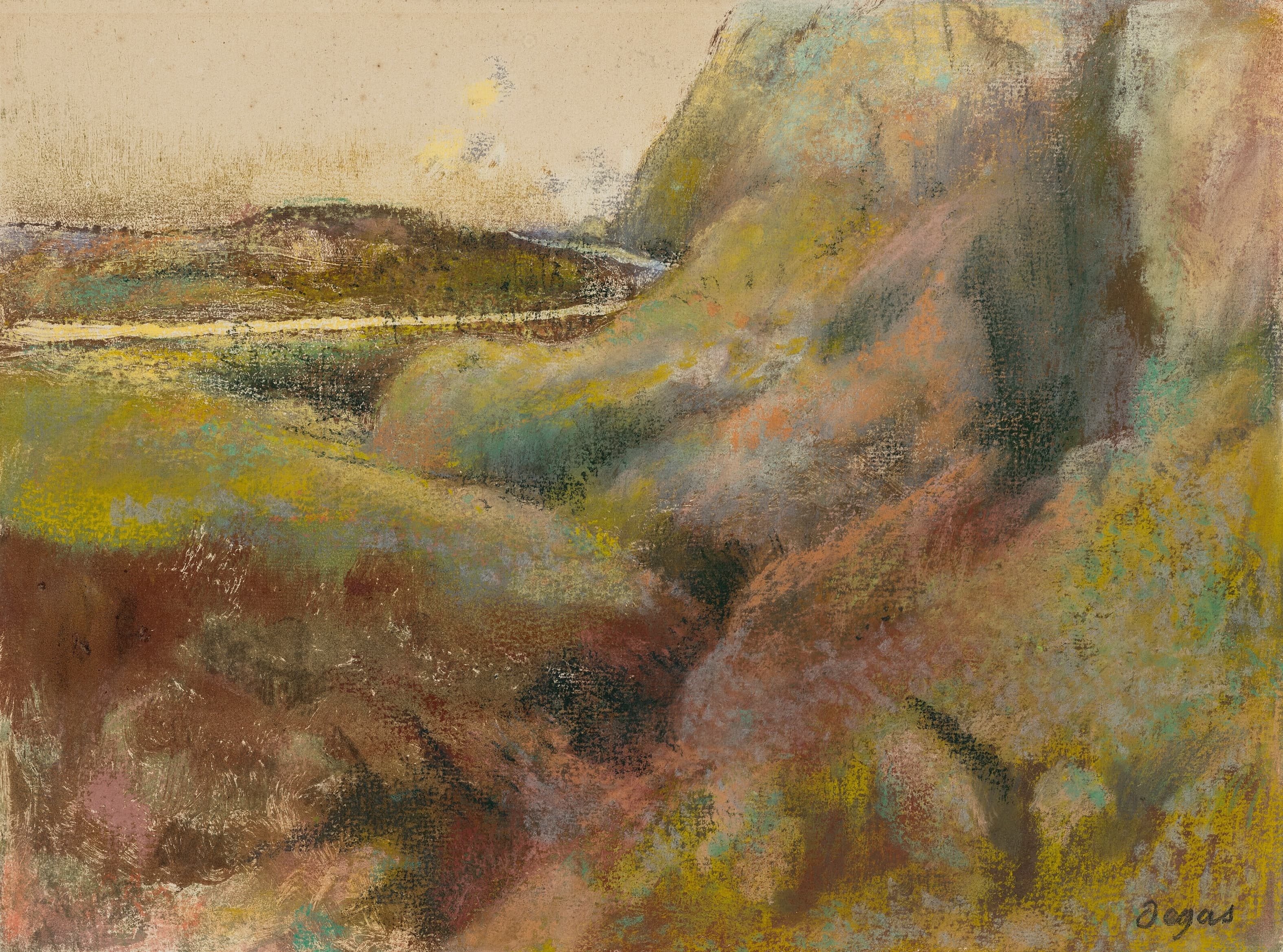 《景观》（Landscape）｜埃德加·德加 Edgar Degas｜1892