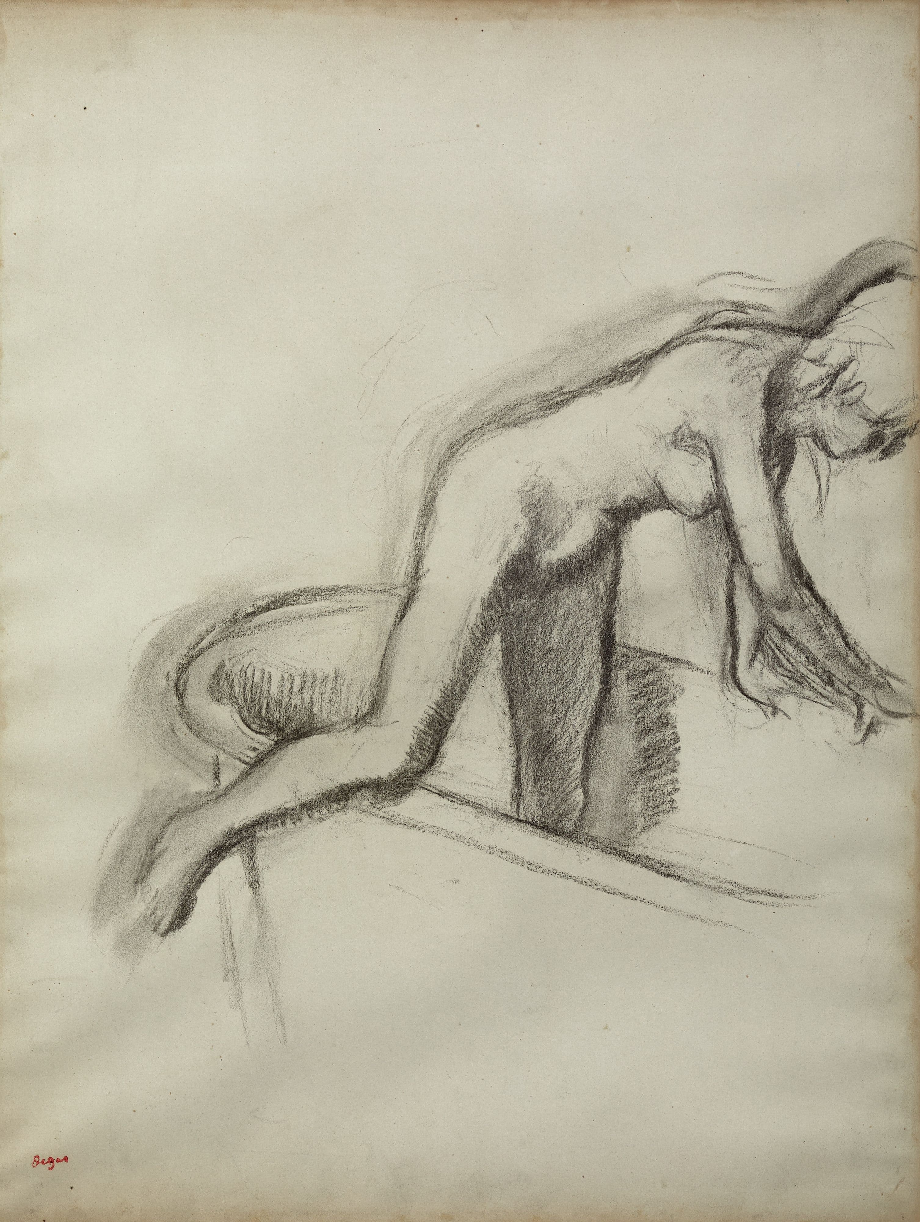 《沐浴》（The Bath）｜埃德加·德加 Edgar Degas｜1892/95