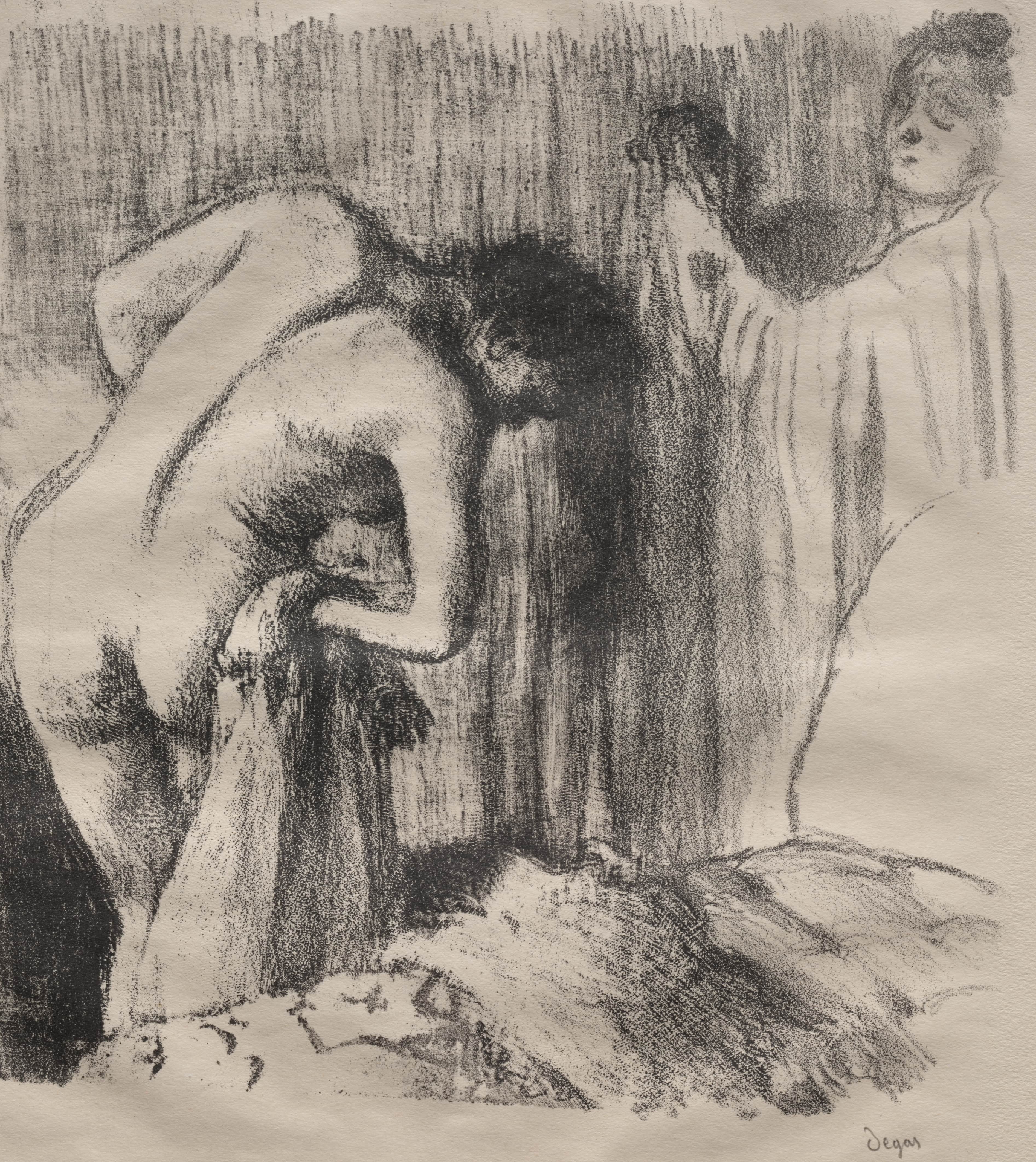《沐浴后 III》（After the Bath III）｜埃德加·德加 Edgar Degas｜1891–92