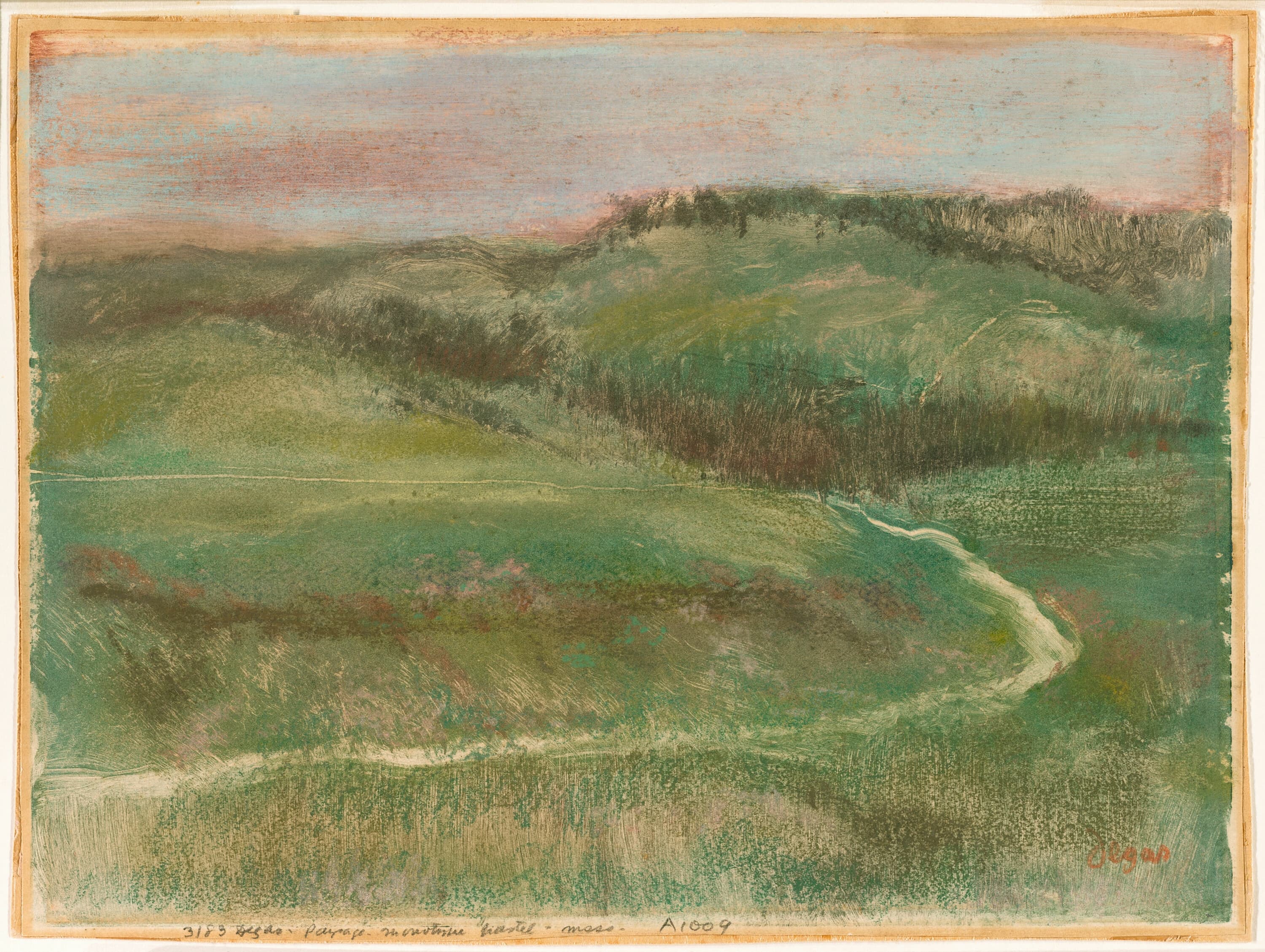 《景观》（Landscape）｜埃德加·德加 Edgar Degas｜1892