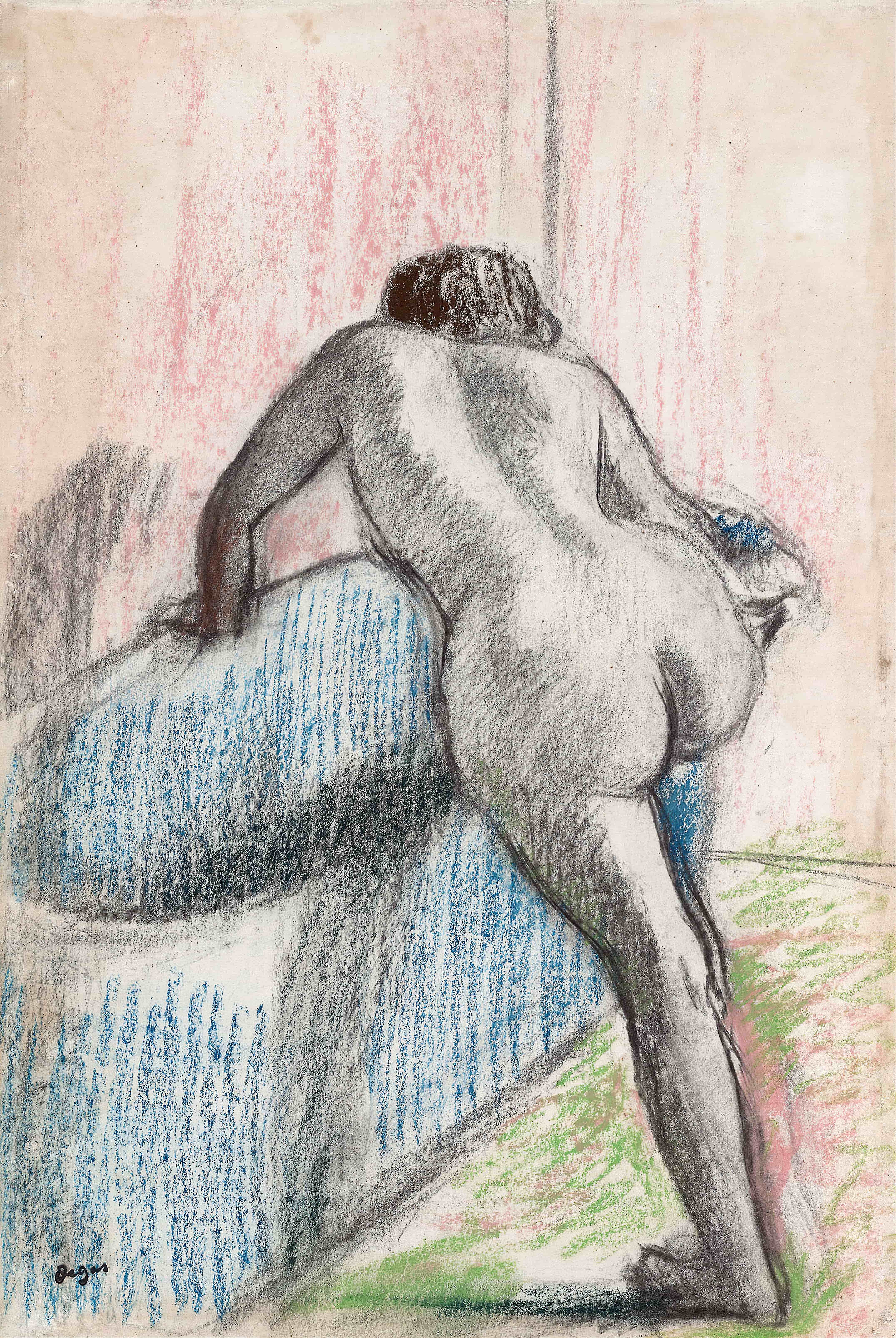 《沐浴》（The Bath）｜埃德加·德加 Edgar Degas｜1892/95