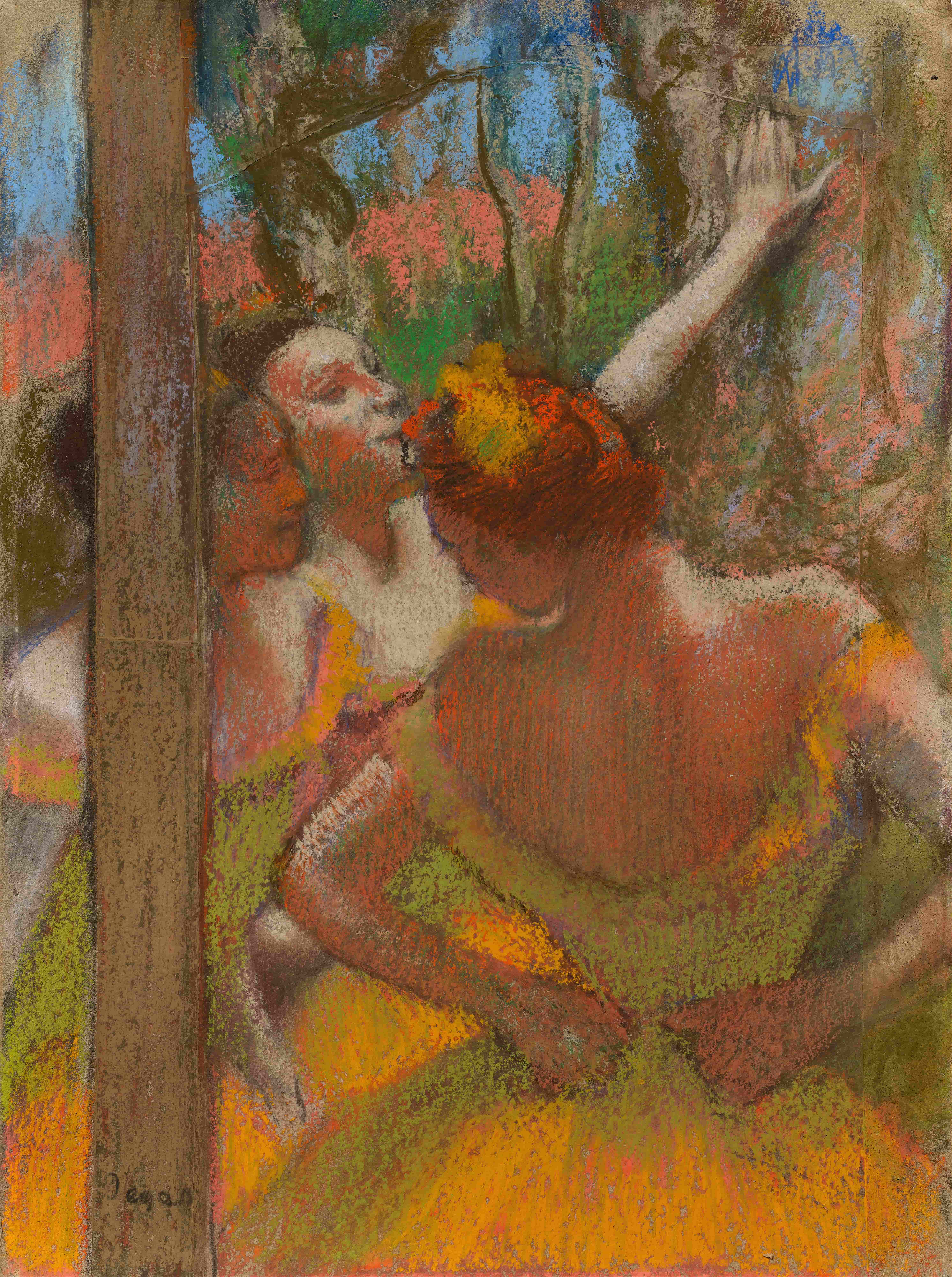《舞者》（Dancers）｜埃德加·德加 Edgar Degas｜1896