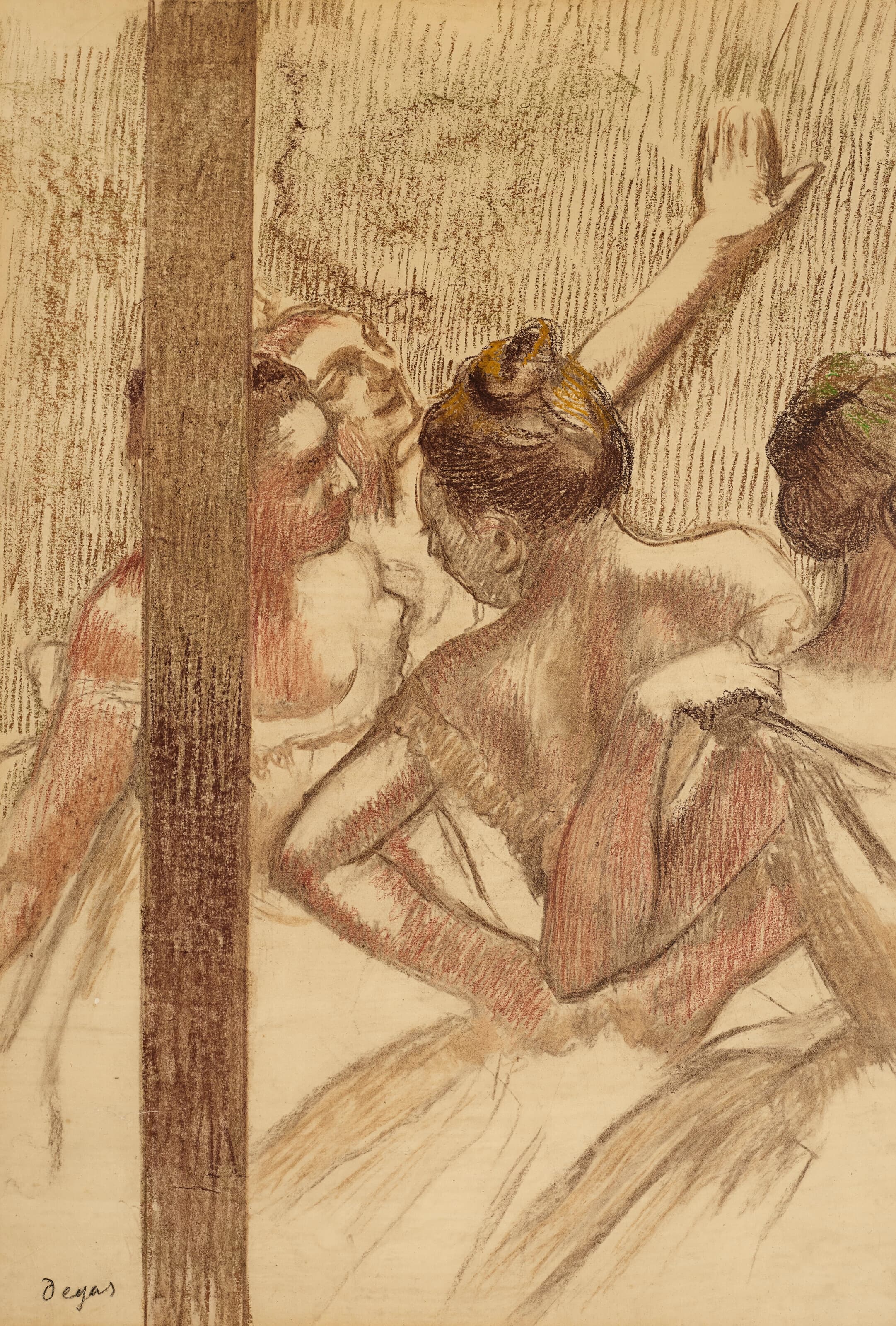 《舞者》（Dancers）｜埃德加·德加 Edgar Degas｜约 1896