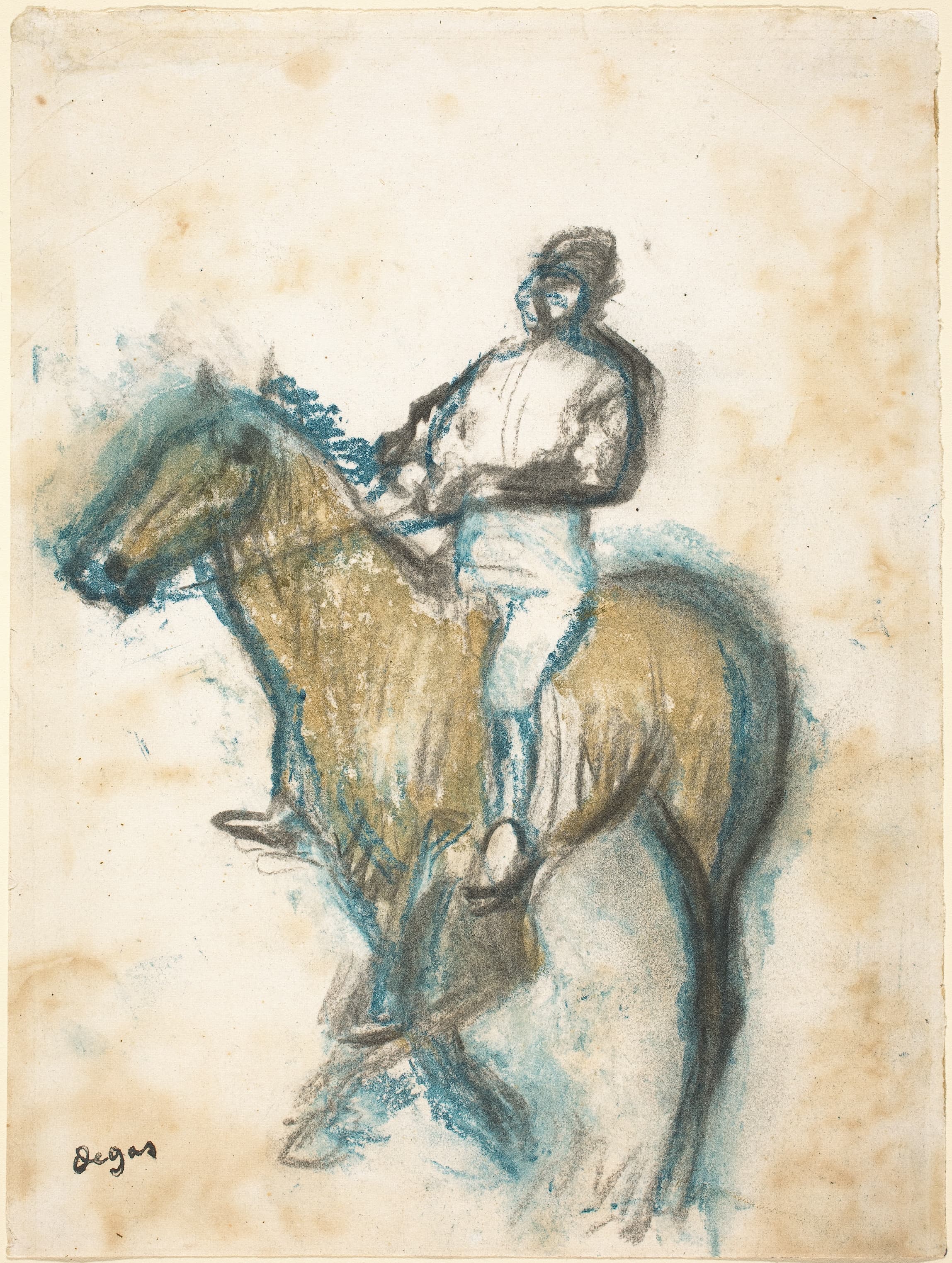 《骑师》（Jockey）｜埃德加·德加 Edgar Degas｜约. 1898