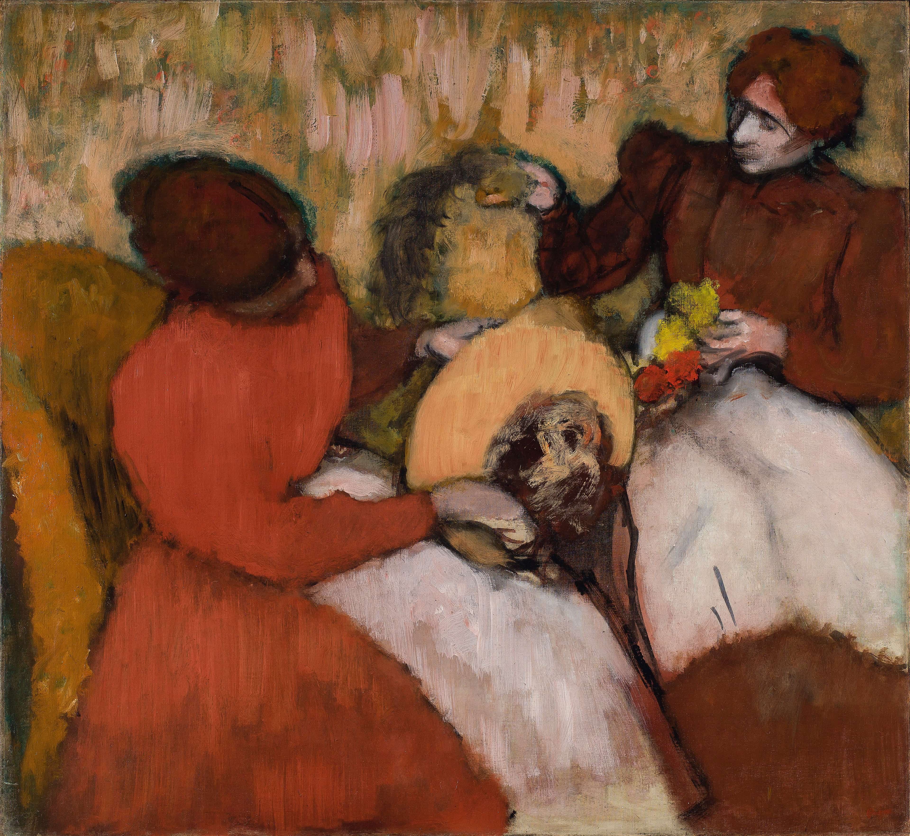 《女帽店工人》（The Milliners）｜埃德加·德加 Edgar Degas｜约1898