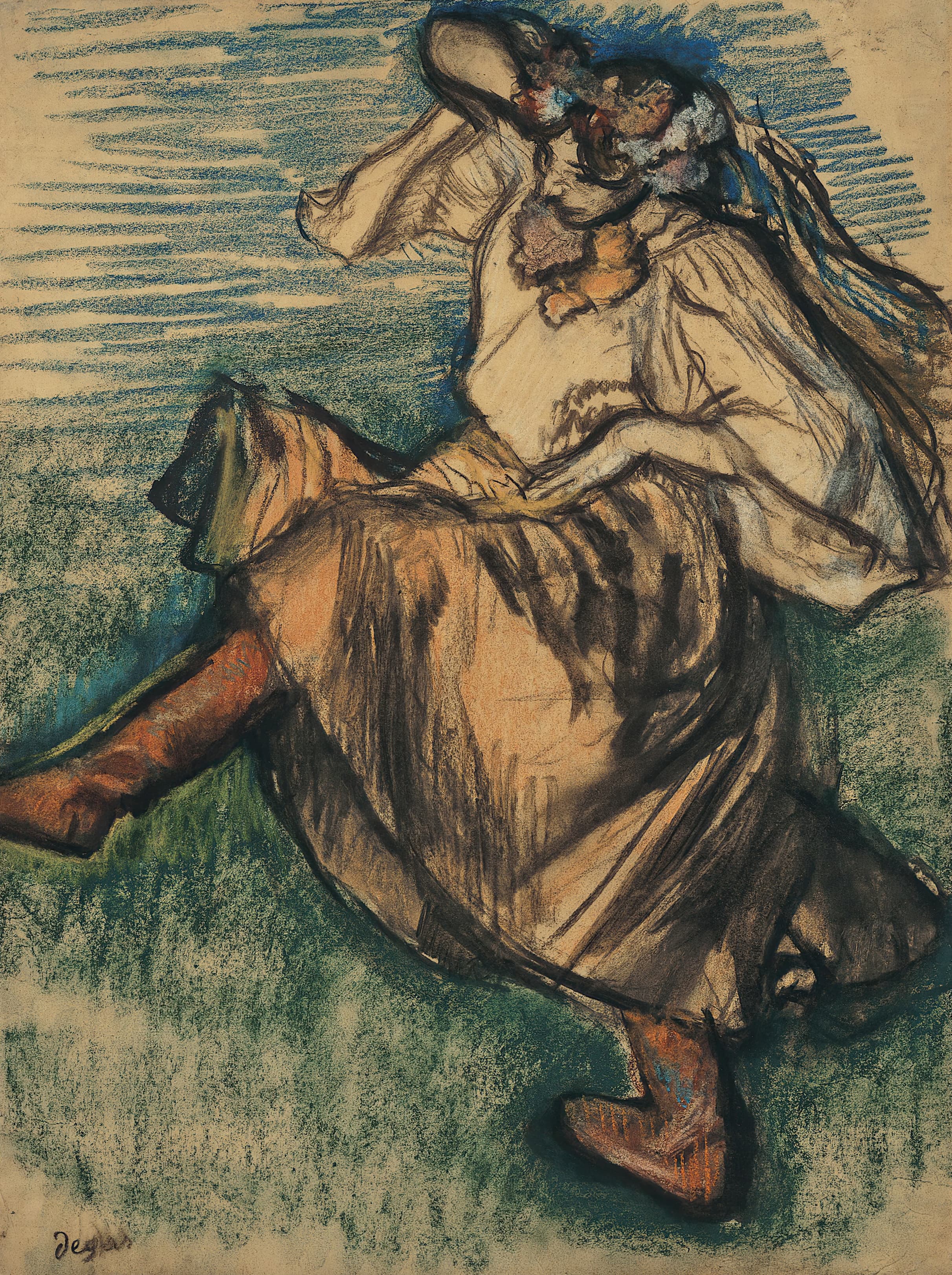 《俄罗斯舞者》（Russian Dancer）｜埃德加·德加 Edgar Degas｜1899