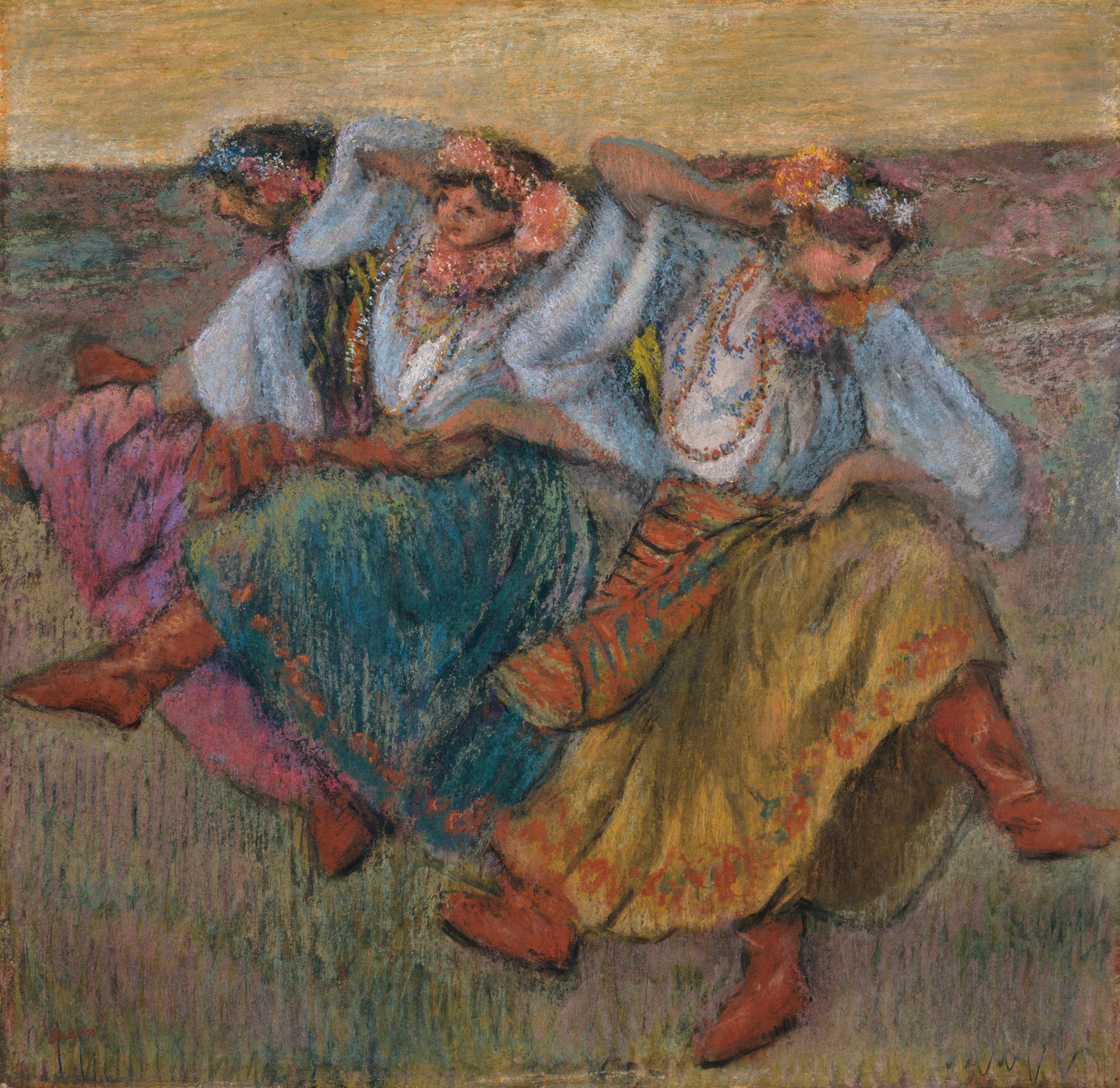 《俄罗斯舞者》（Russian Dancers）｜埃德加·德加 Edgar Degas｜1899
