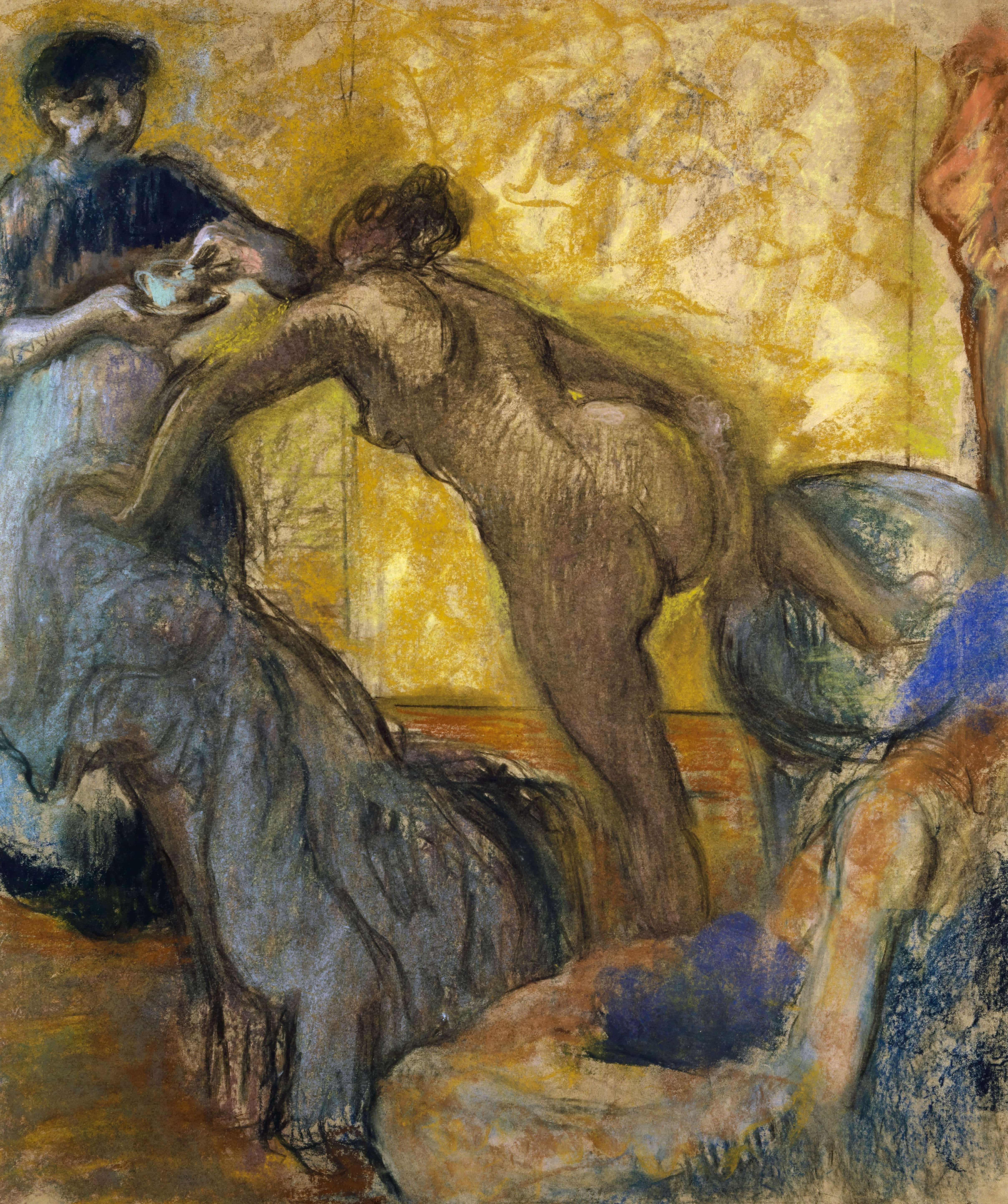 《一杯热巧克力》（The Cup of Hot Chocolate）｜埃德加·德加 Edgar Degas｜1900–1905