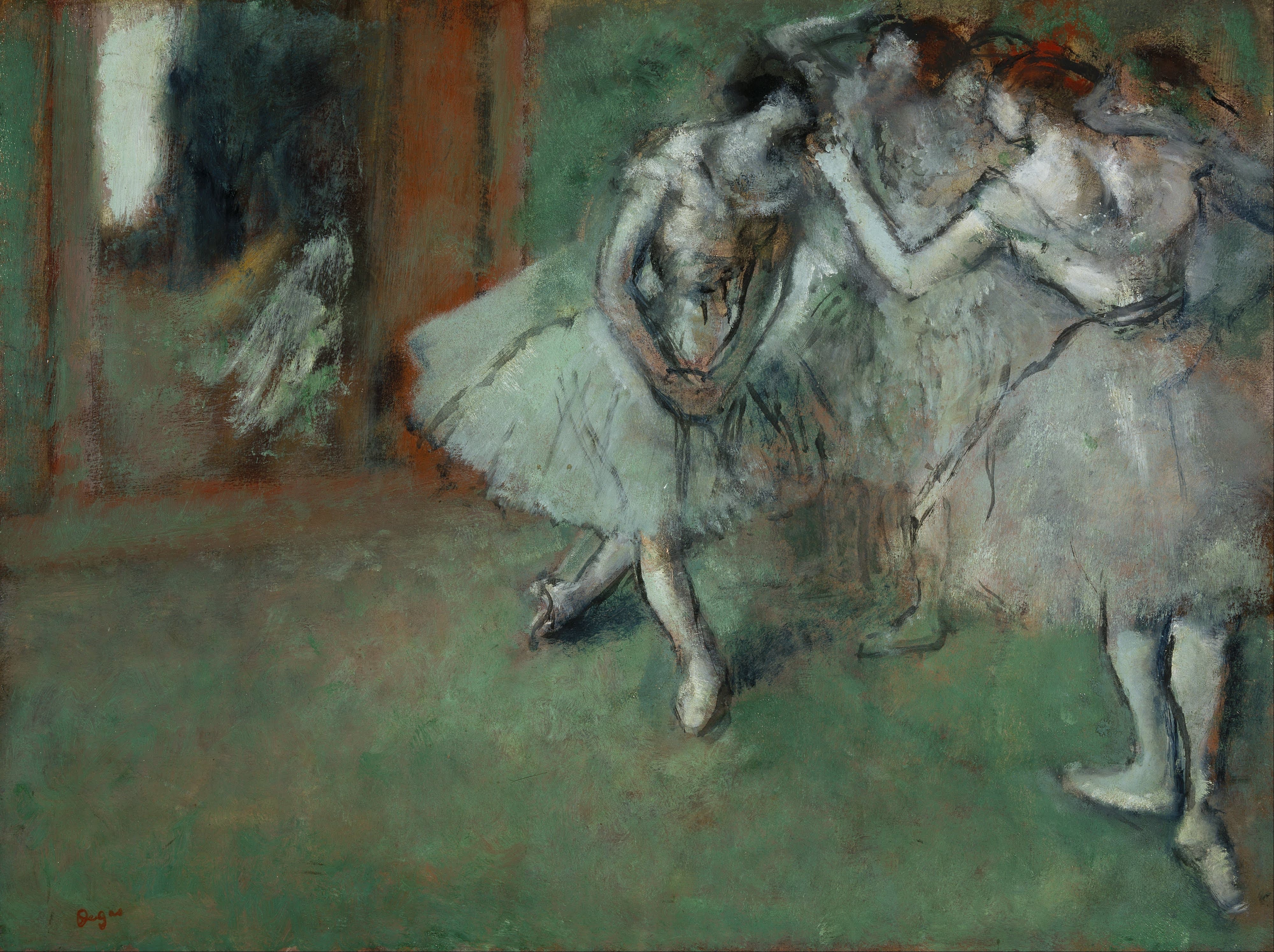 《一群舞者》（A Group Of Dancers）｜埃德加·德加 Edgar Degas｜不明