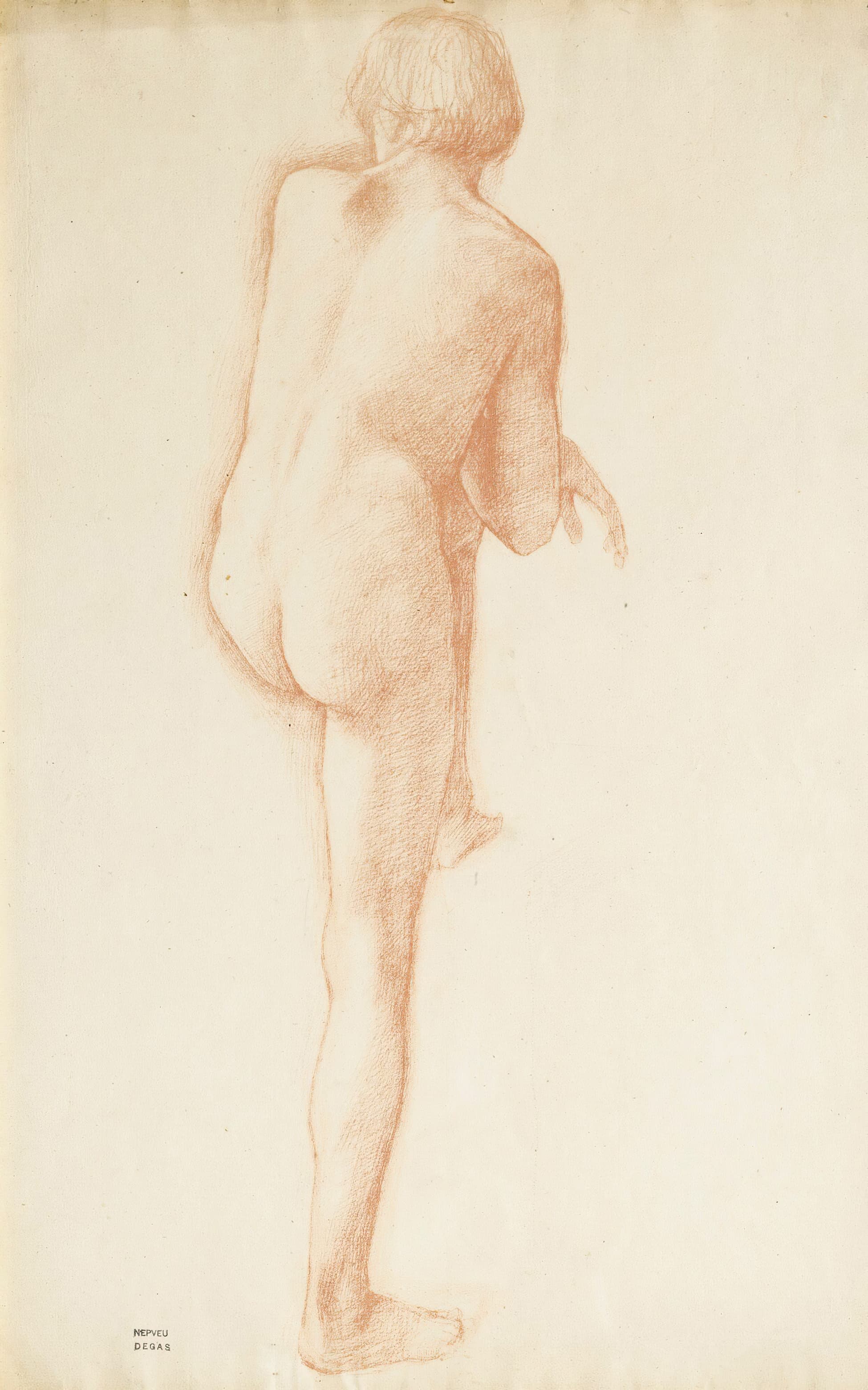 《一个男人的学院》（Academy of a man）｜埃德加·德加 Edgar Degas｜不明