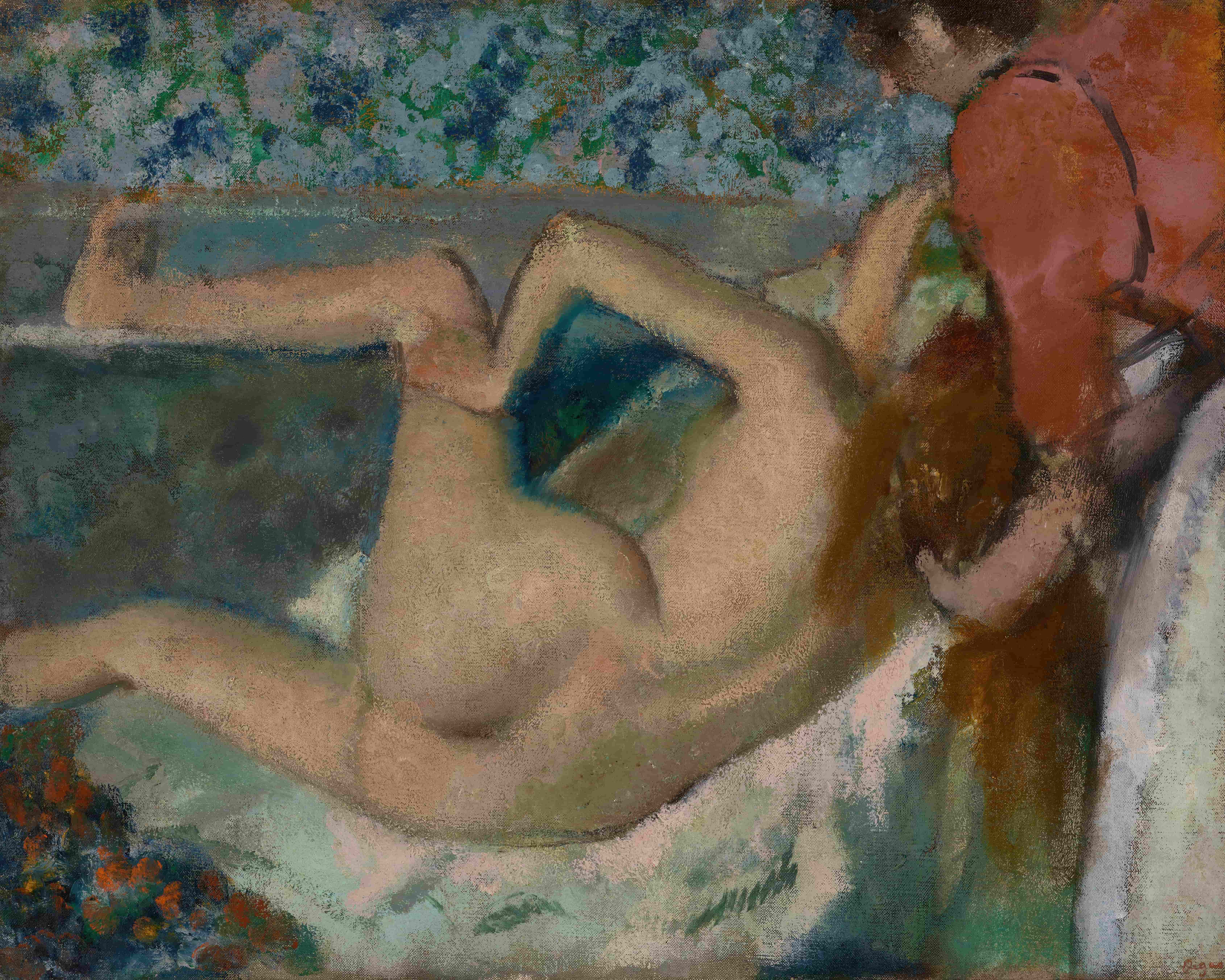 《沐浴后》（After The Bath）｜埃德加·德加 Edgar Degas｜不明
