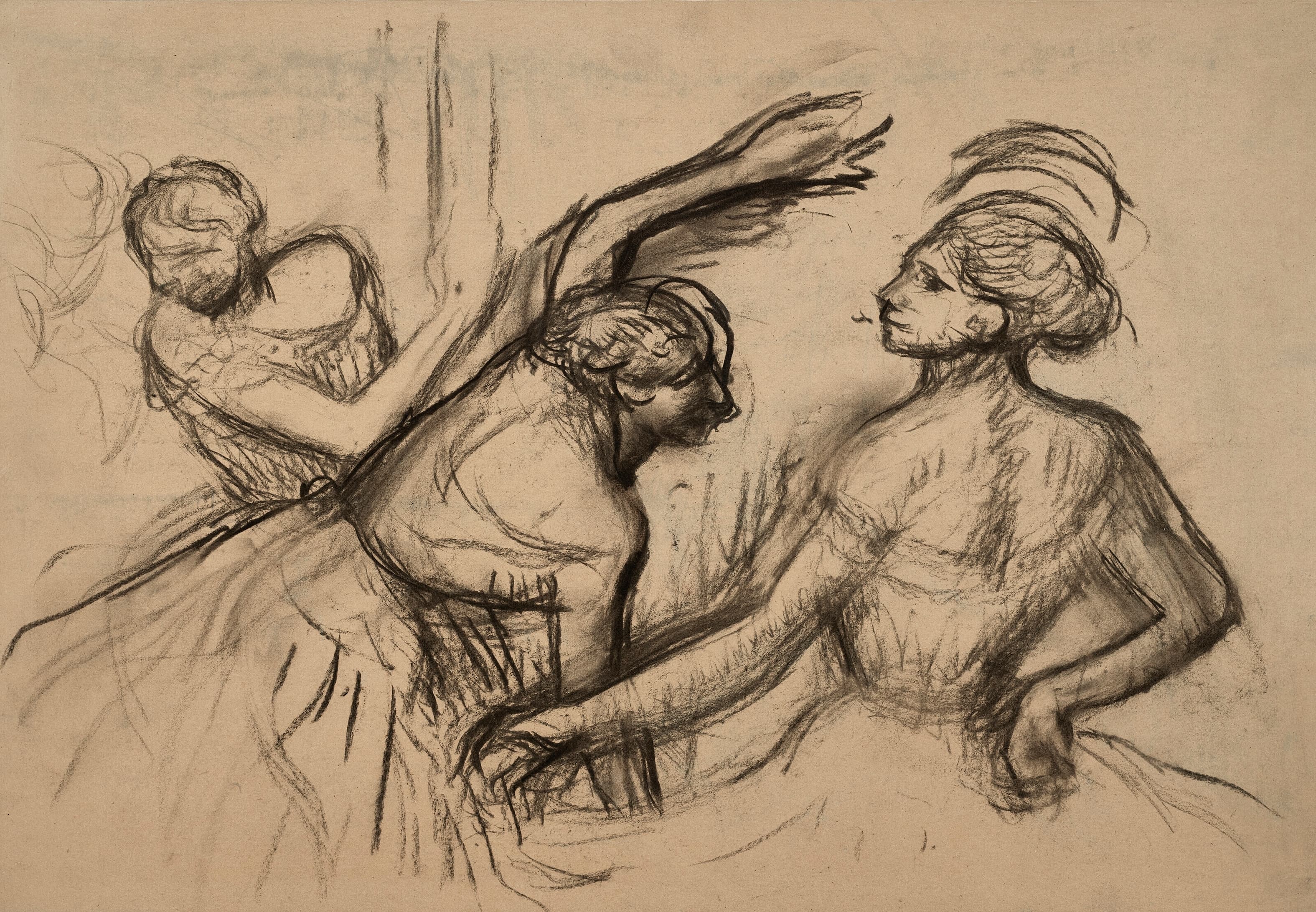 《芭蕾舞场景》（Ballet scene）｜埃德加·德加 Edgar Degas｜不明
